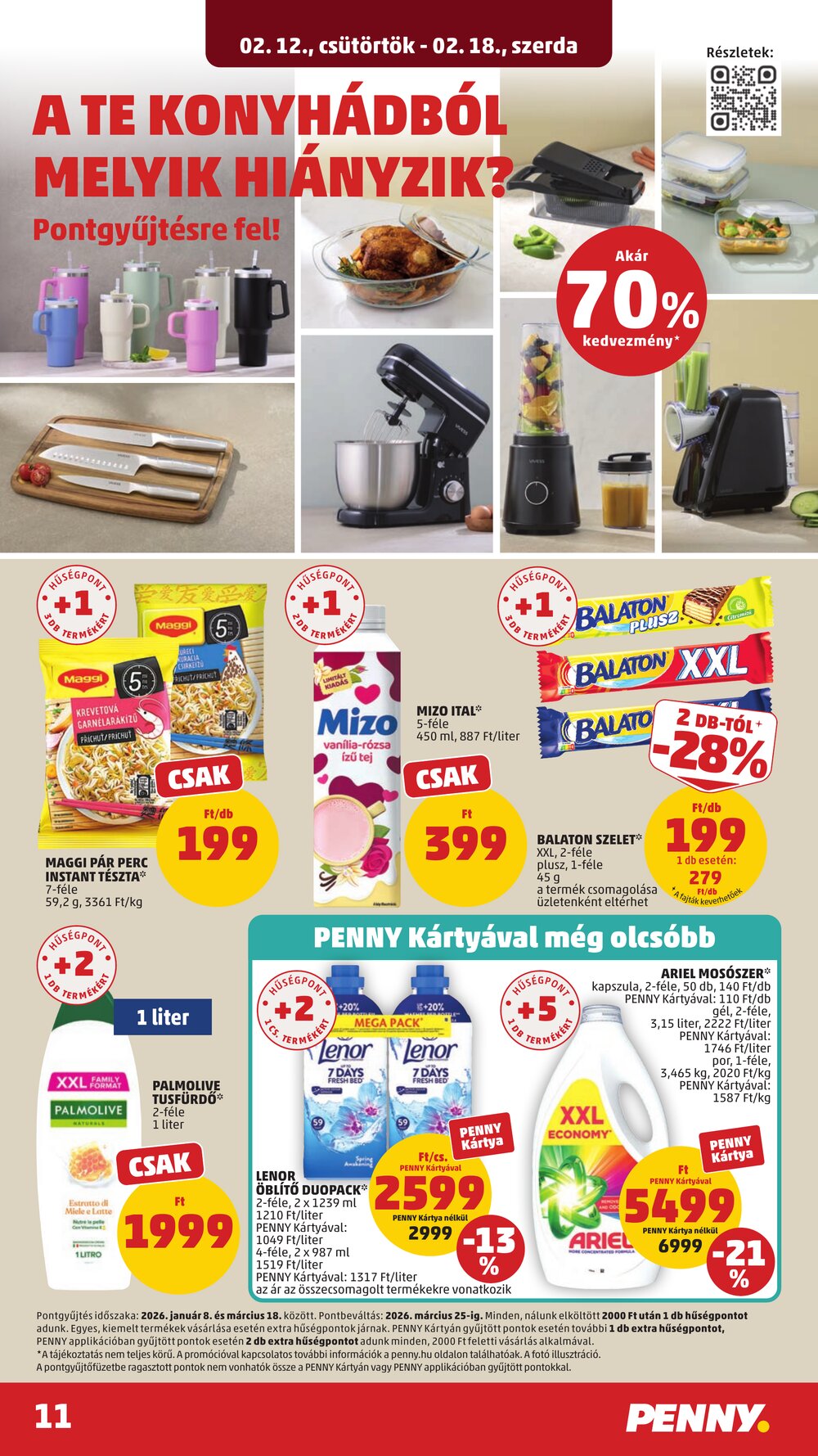 Penny Market akciós újság 2026.02.12-től - 15. oldal.