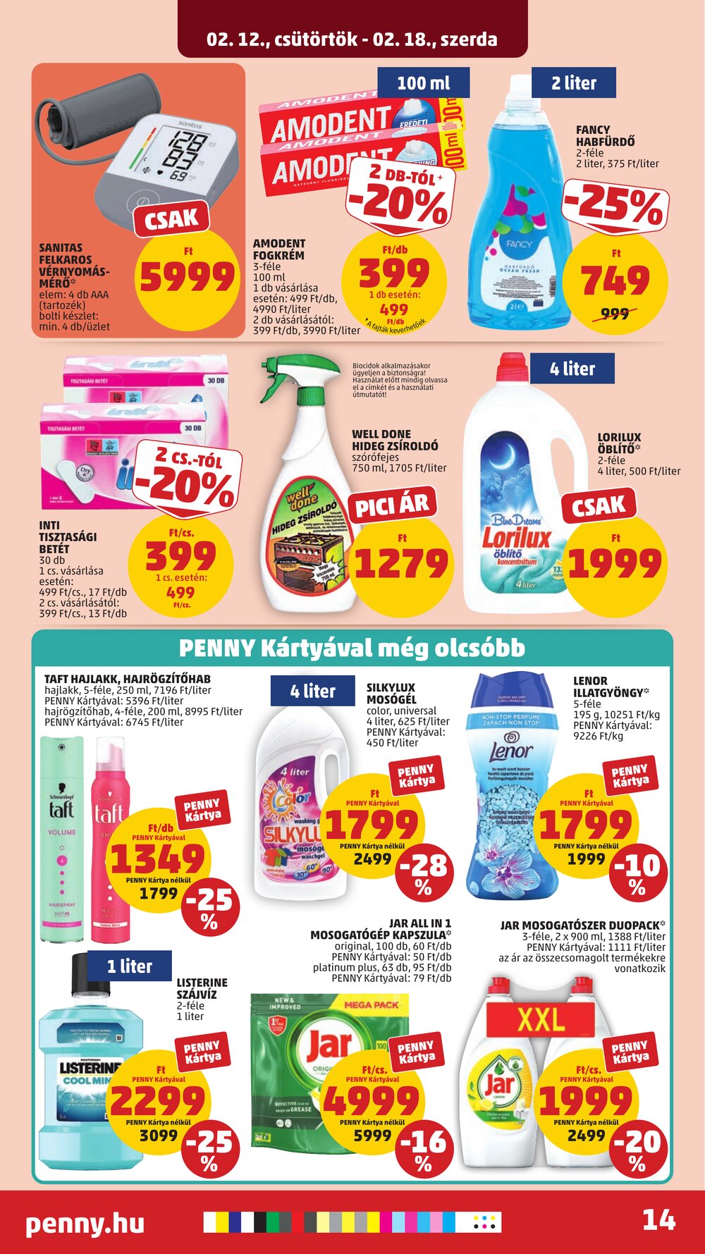 Penny Market akciós újság 2026.02.12-től - 18. oldal.