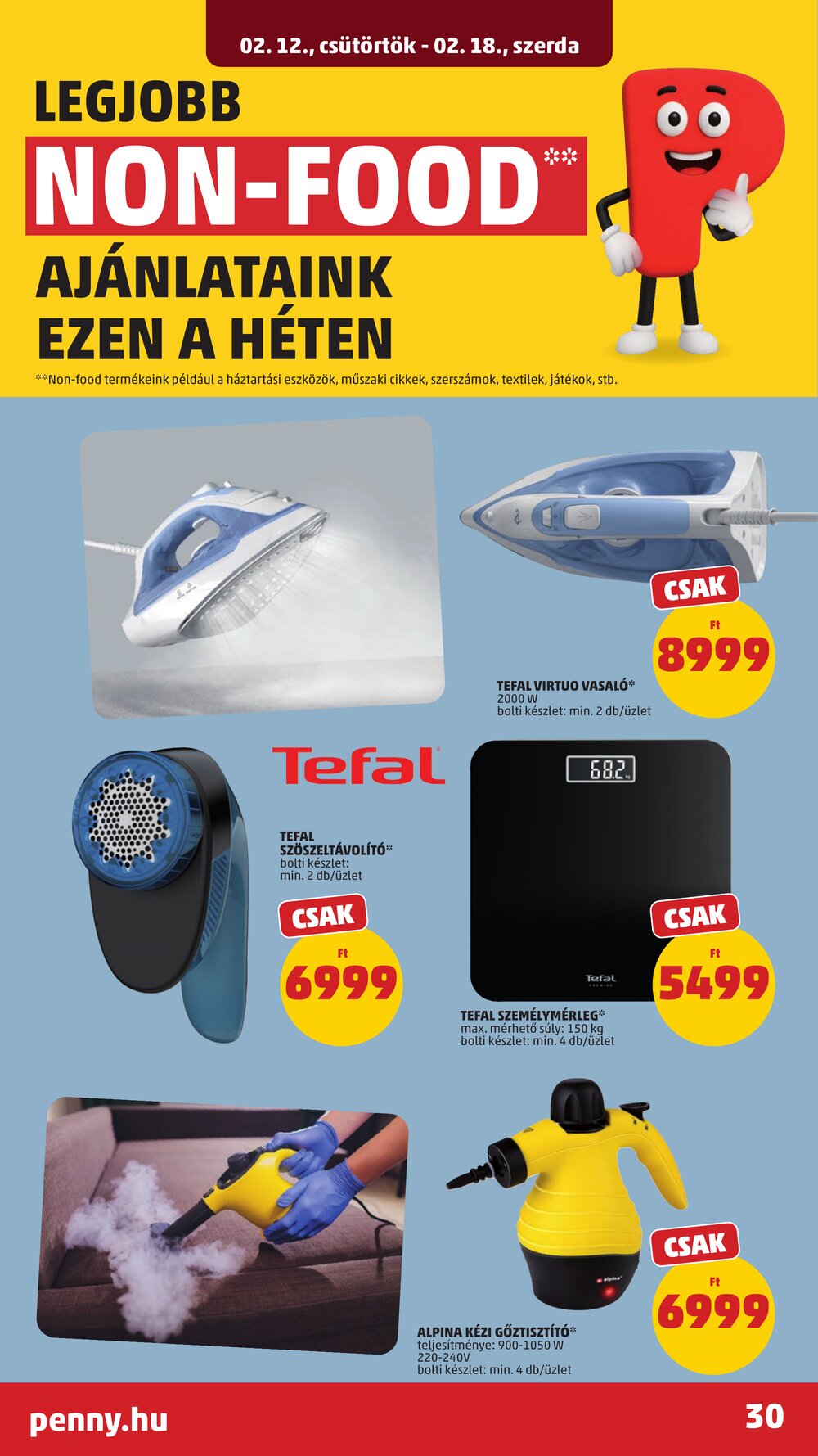 Penny Market akciós újság 2026.02.12-től - 34. oldal.