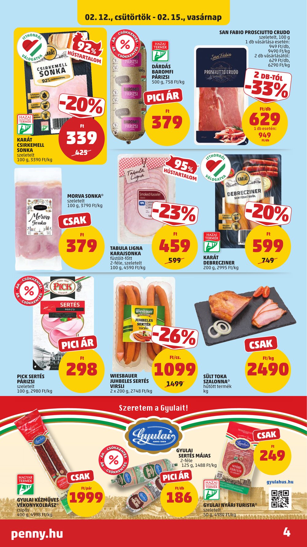 Penny Market akciós újság 2026.02.12-től - 6. oldal.