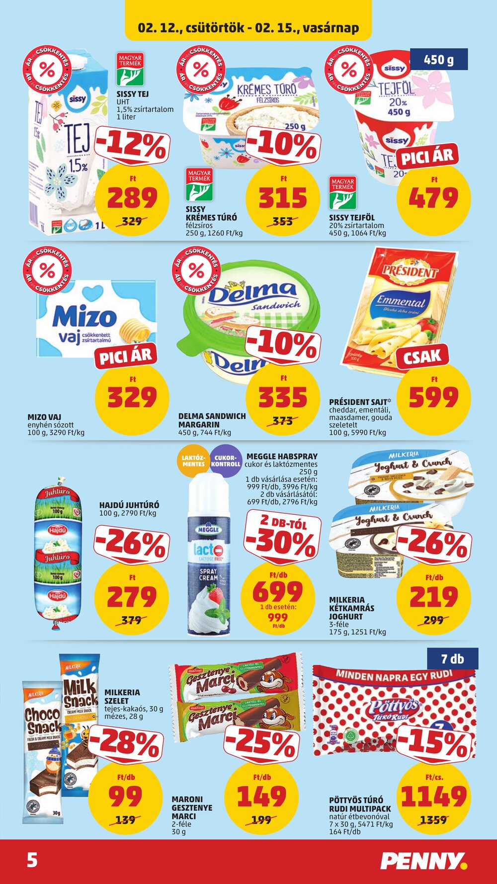 Penny Market akciós újság 2026.02.12-től - 7. oldal.