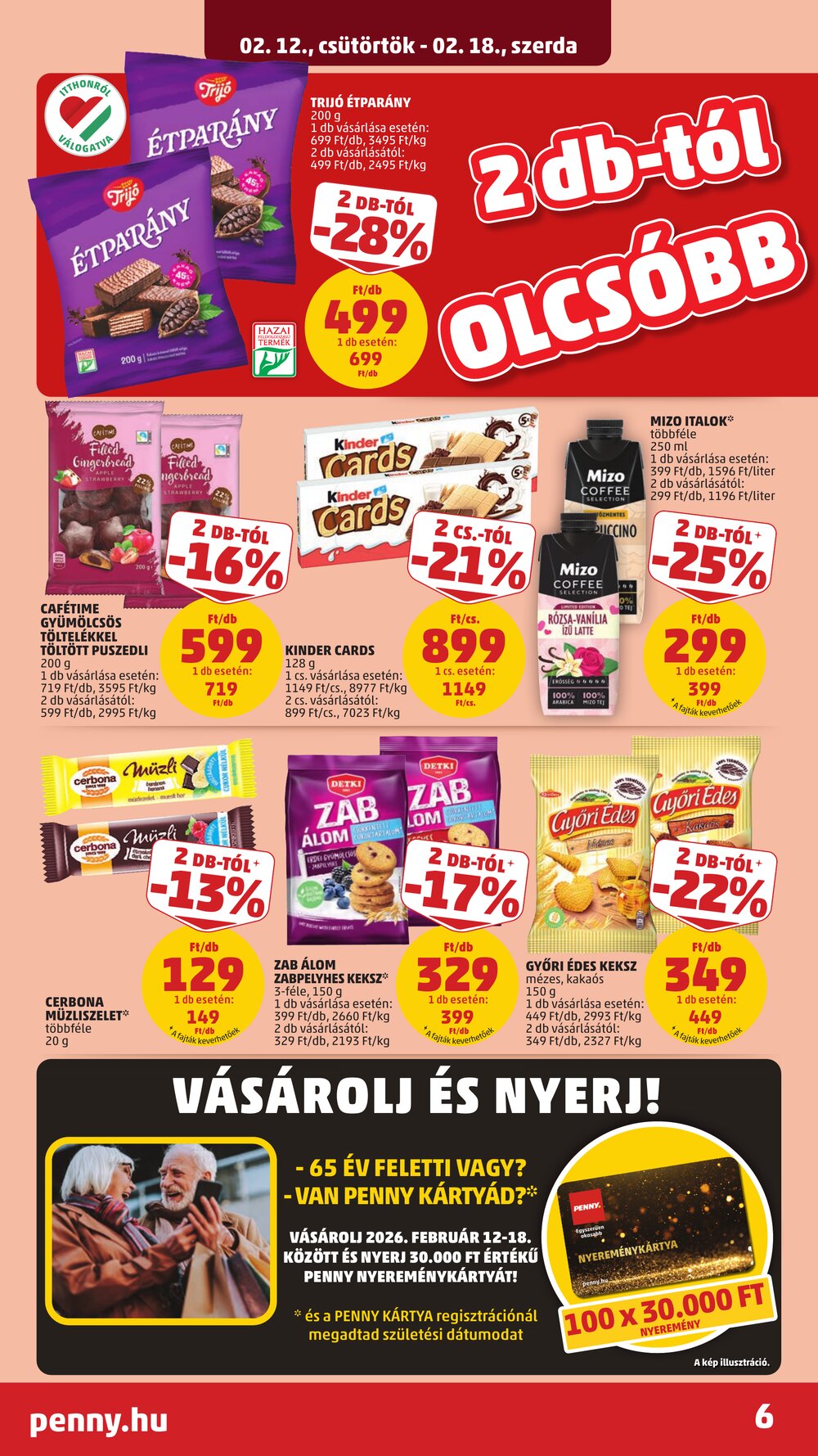 Penny Market akciós újság 2026.02.12-től - 8. oldal.
