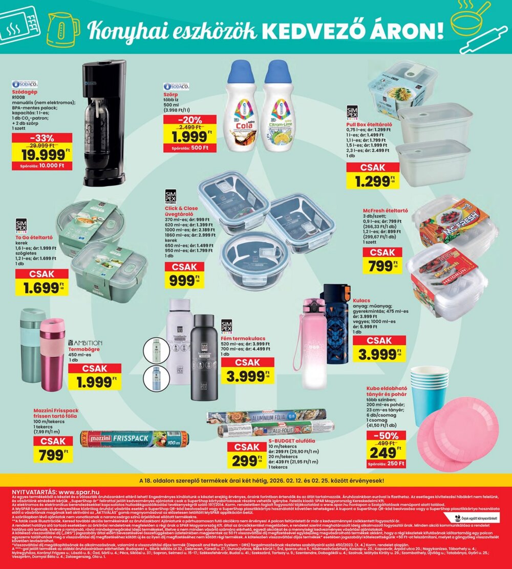 Interspar akciós újság 2026.02.12-től - 18. oldal.
