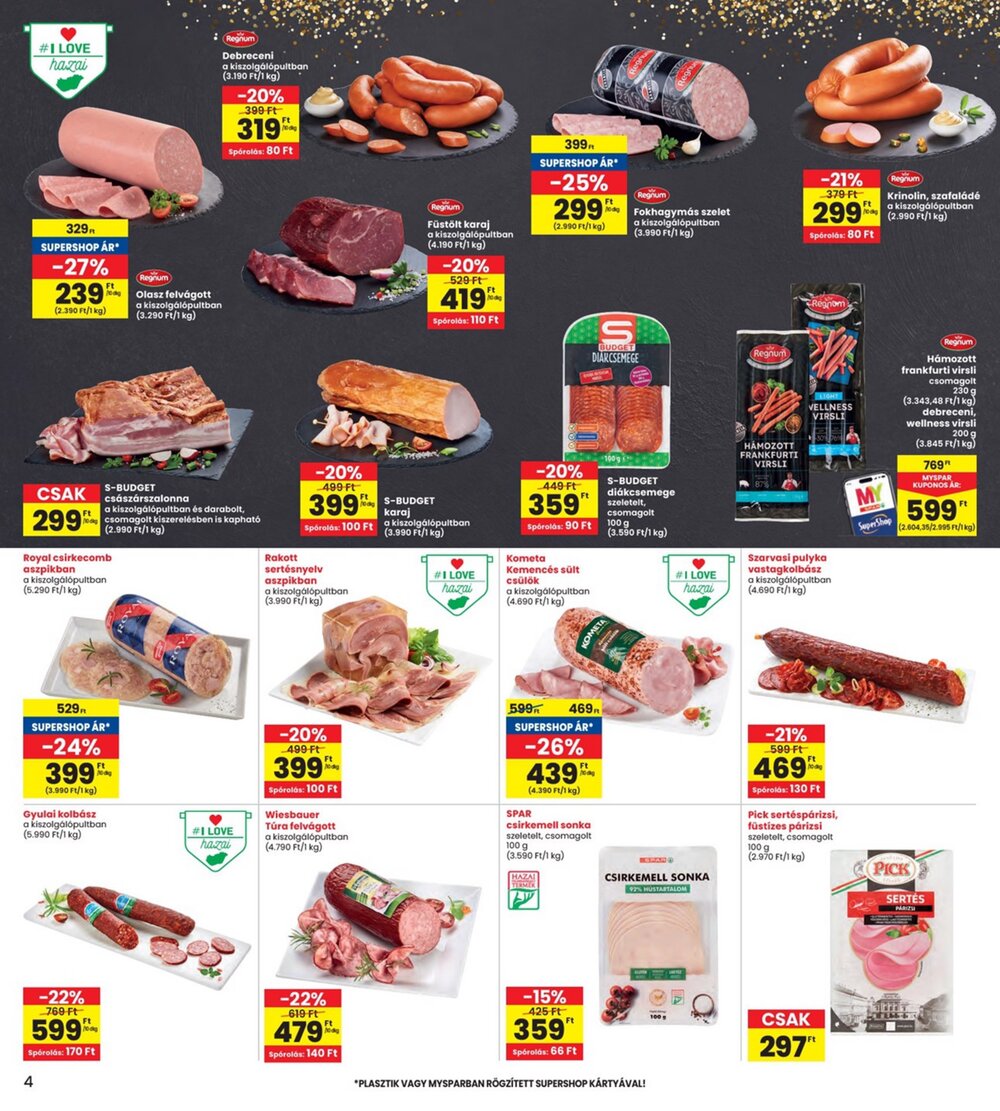 Interspar akciós újság 2026.02.12-től - 4. oldal.