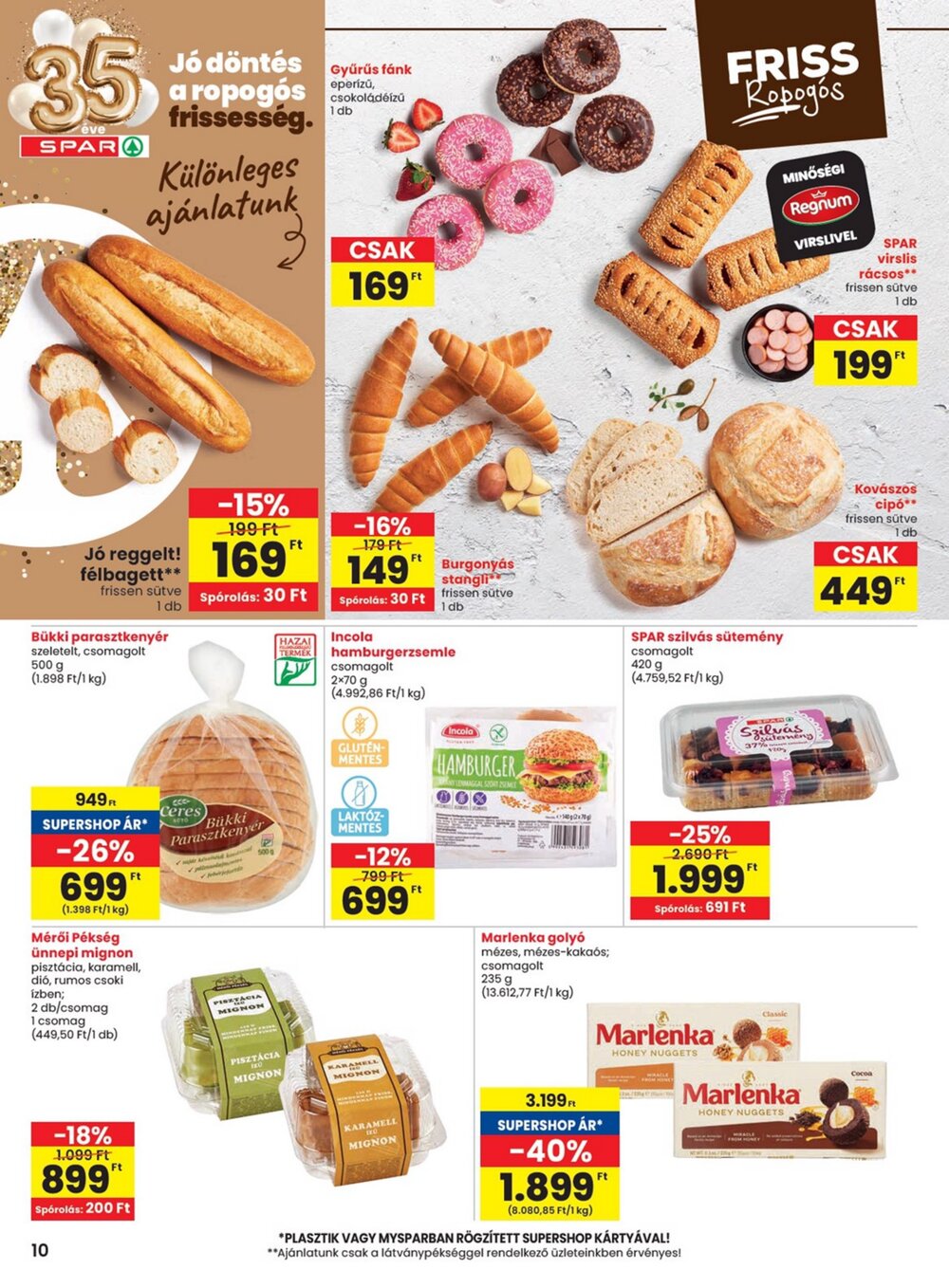 Spar akciós újság 2026.02.12-től - 10. oldal.