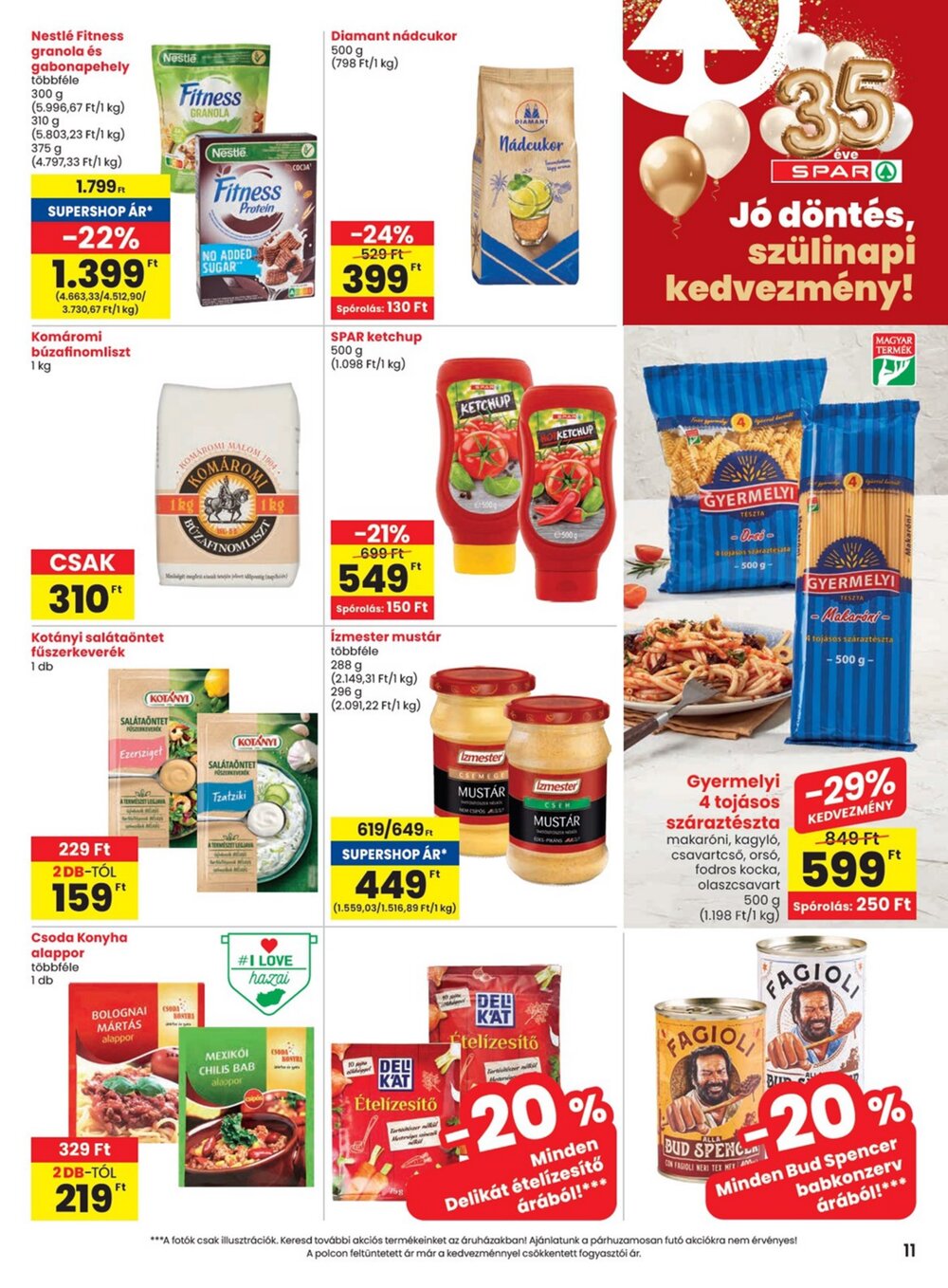 Spar akciós újság 2026.02.12-től - 11. oldal.