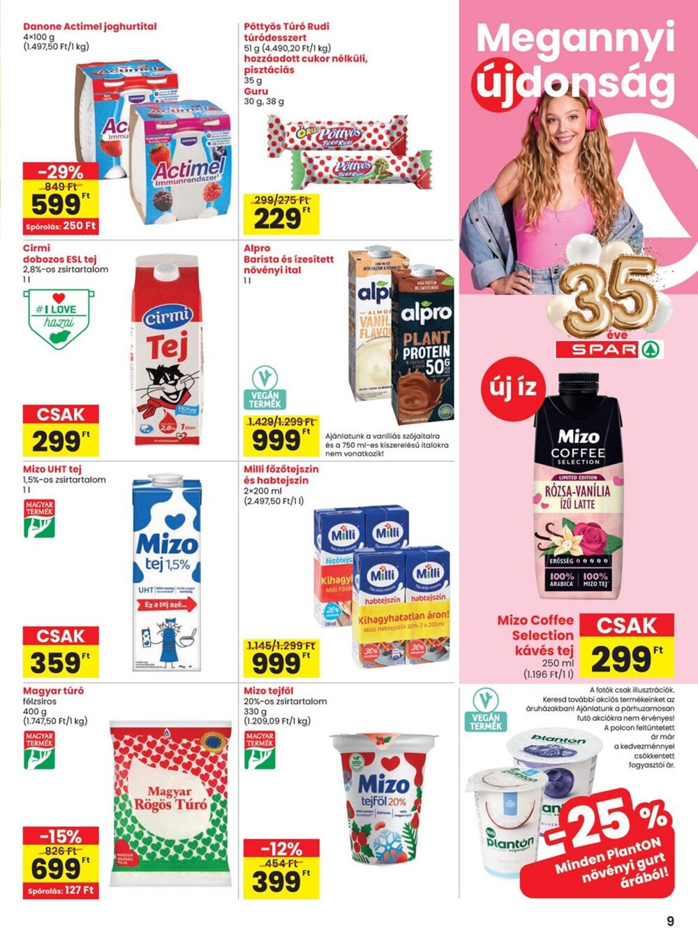 Spar akciós újság 2026.02.12-től - 9. oldal.