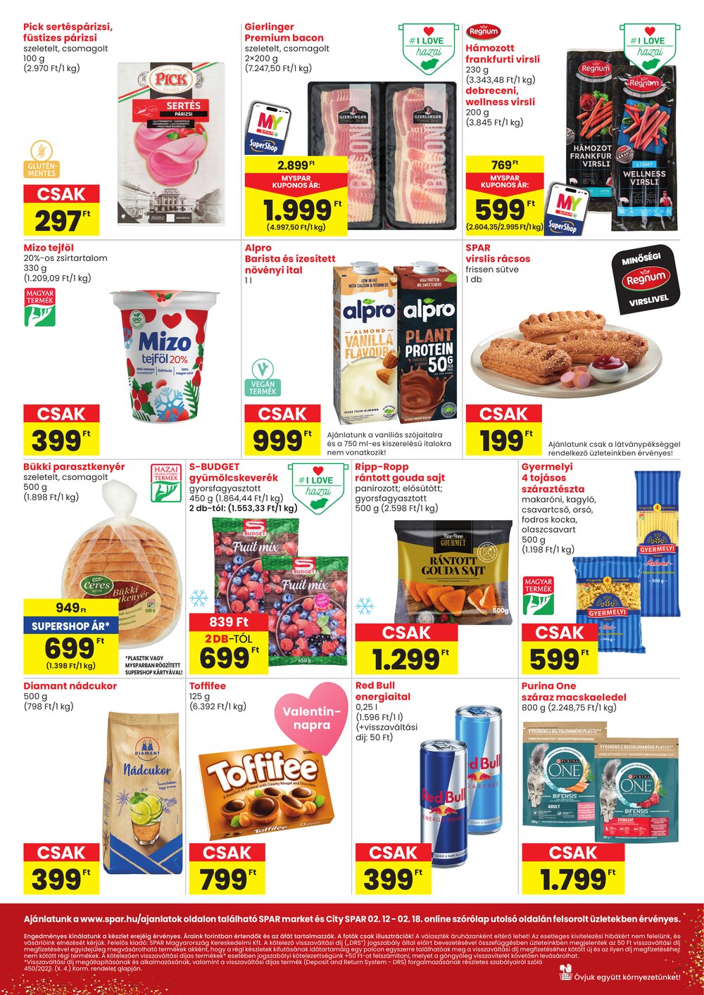 Spar Market akciós újság 2026.02.12-től - 2. oldal.