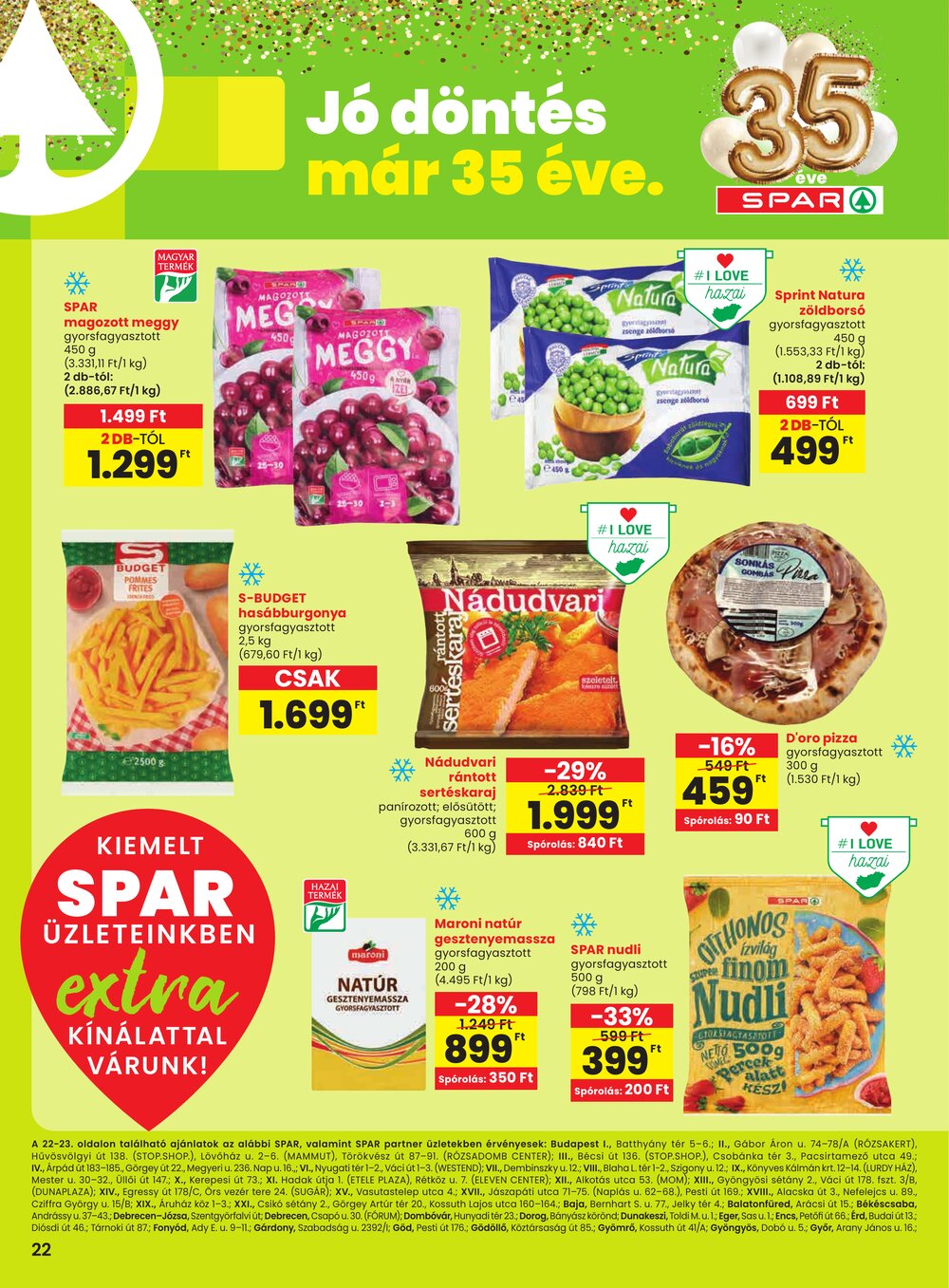 Spar Extra akciós újság 2026.02.12-től - 3. oldal.