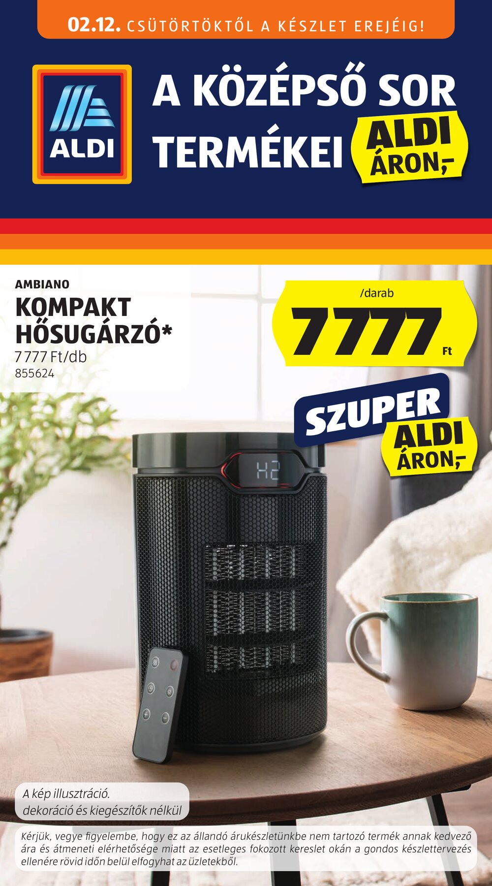 Aldi akciós újság 2026.02.12-től - 1. oldal.