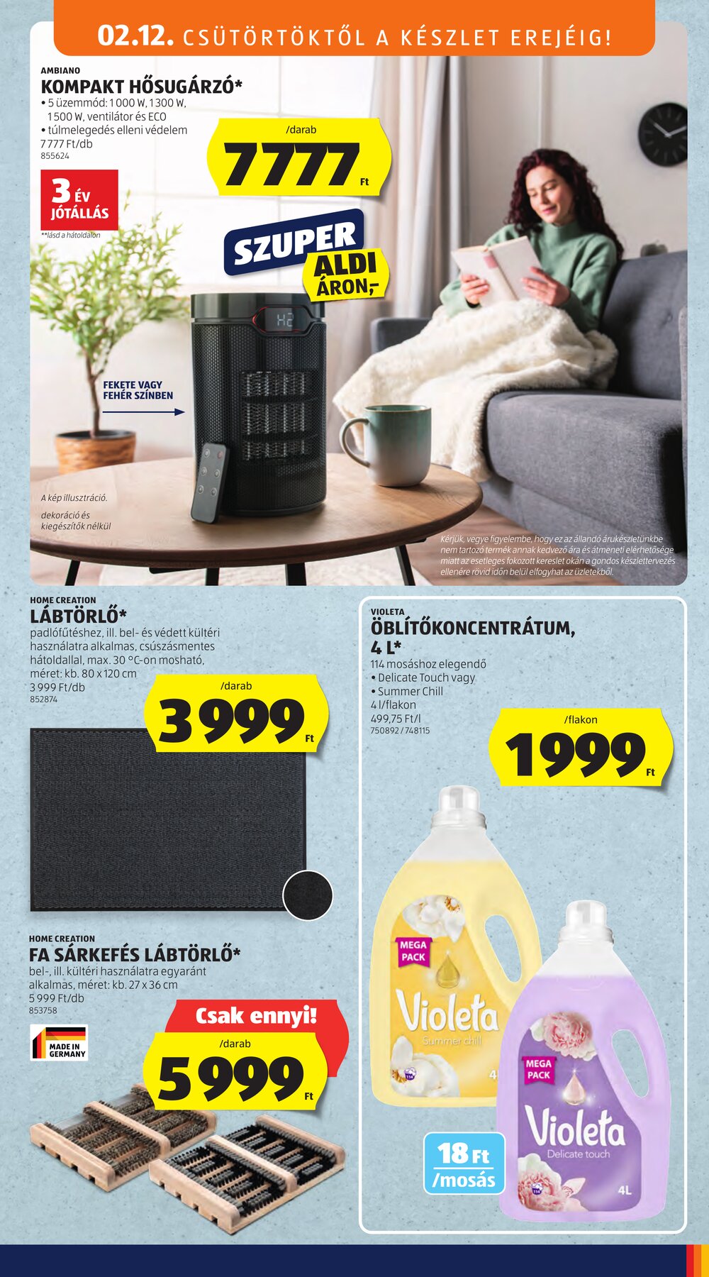 Aldi akciós újság 2026.02.12-től - 3. oldal.