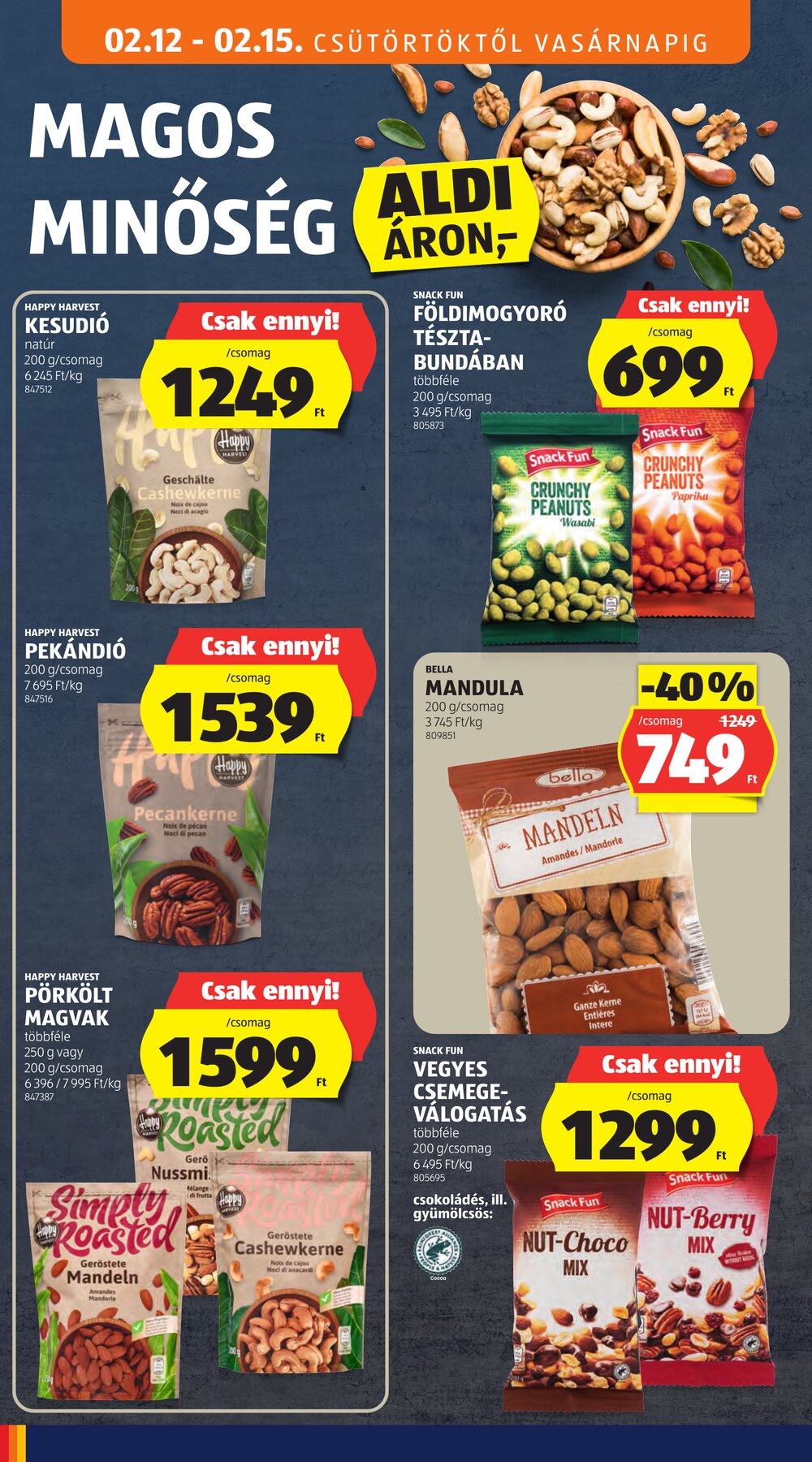 Aldi akciós újság 2026.02.12-től - 26. oldal.