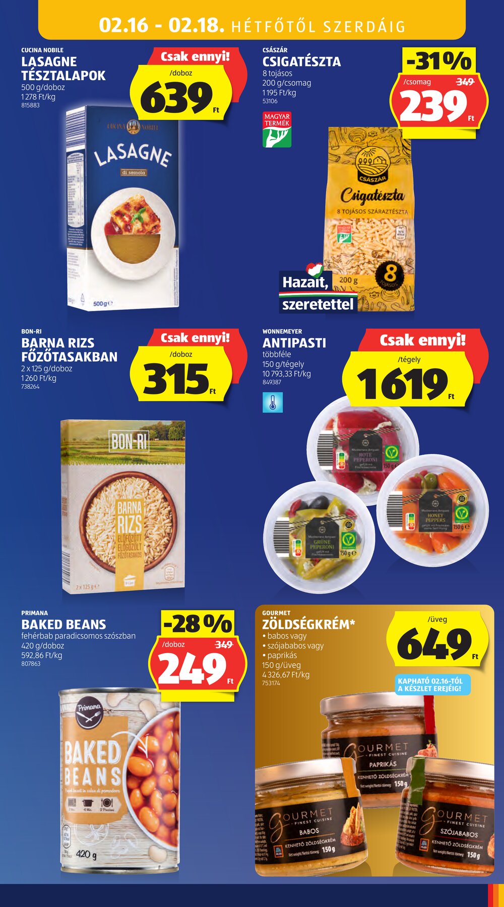 Aldi akciós újság 2026.02.12-től - 31. oldal.