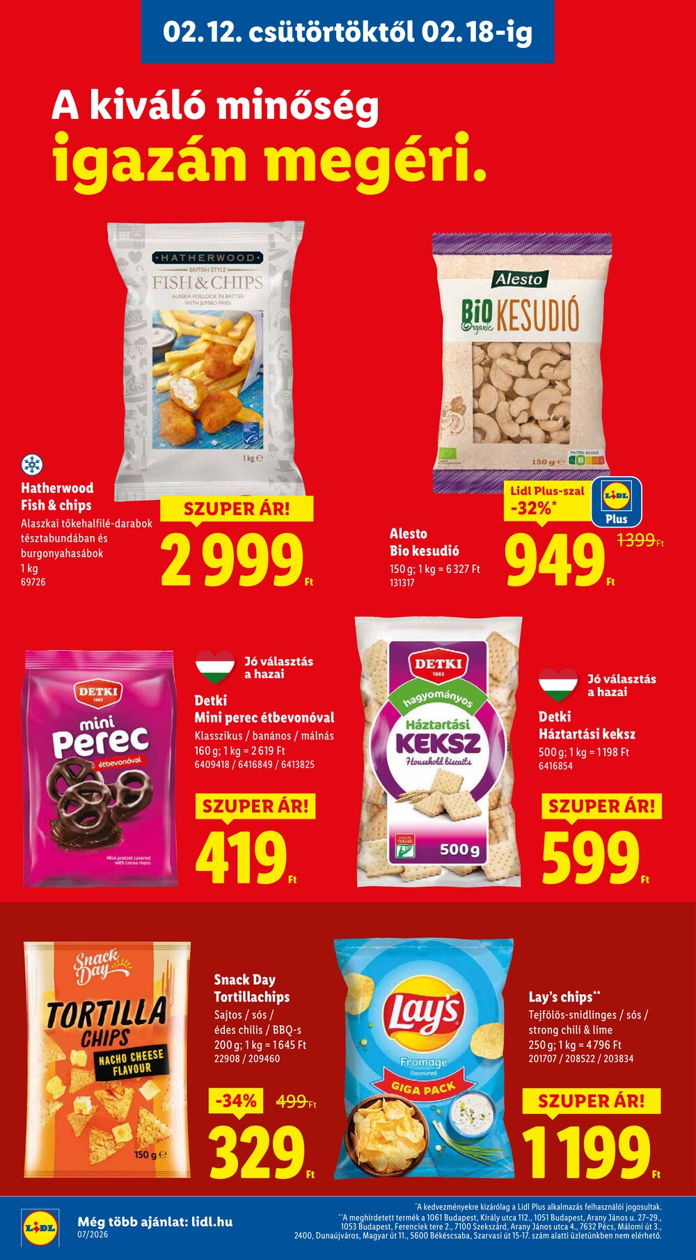 Lidl akciós újság 2026.02.12-től - 10. oldal.