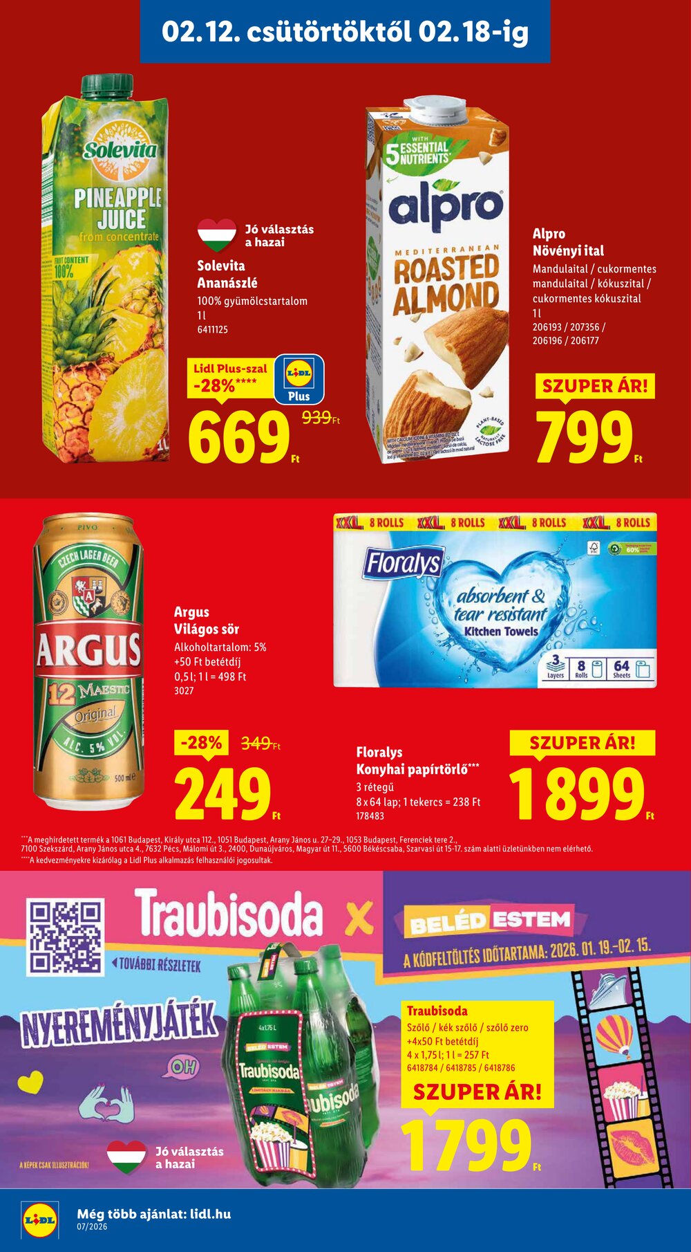 Lidl akciós újság 2026.02.12-től - 12. oldal.