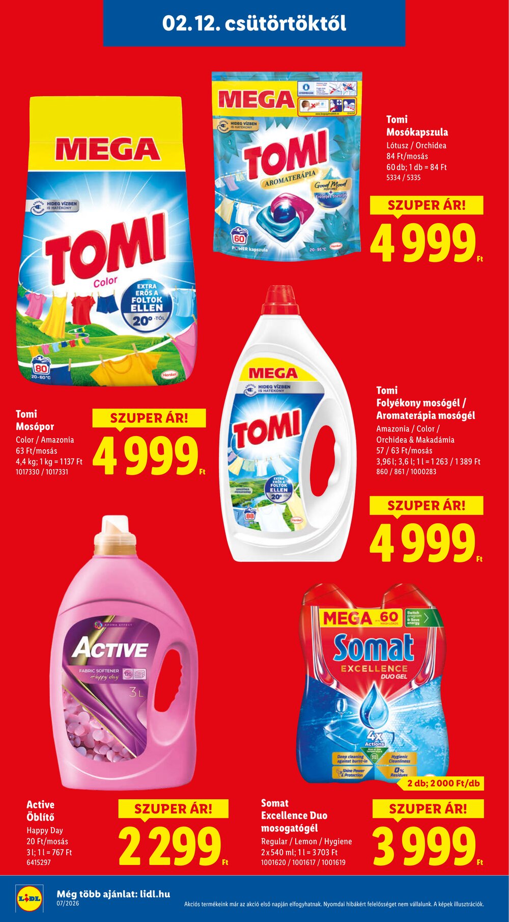 Lidl akciós újság 2026.02.12-től - 16. oldal.