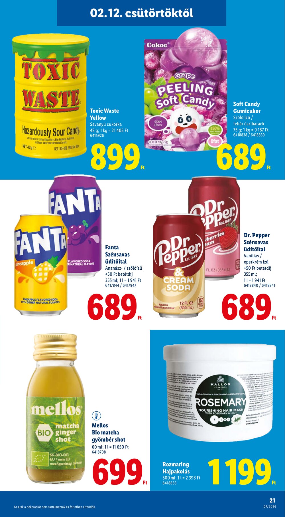 Lidl akciós újság 2026.02.12-től - 21. oldal.