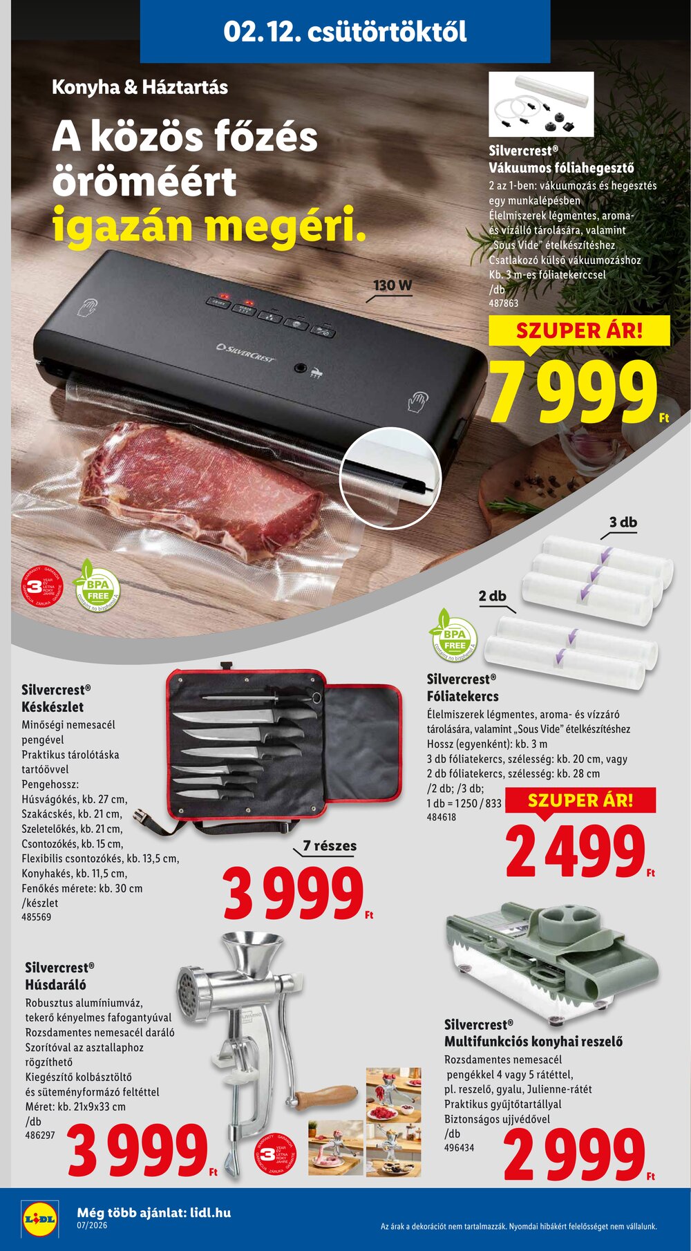 Lidl akciós újság 2026.02.12-től - 26. oldal.