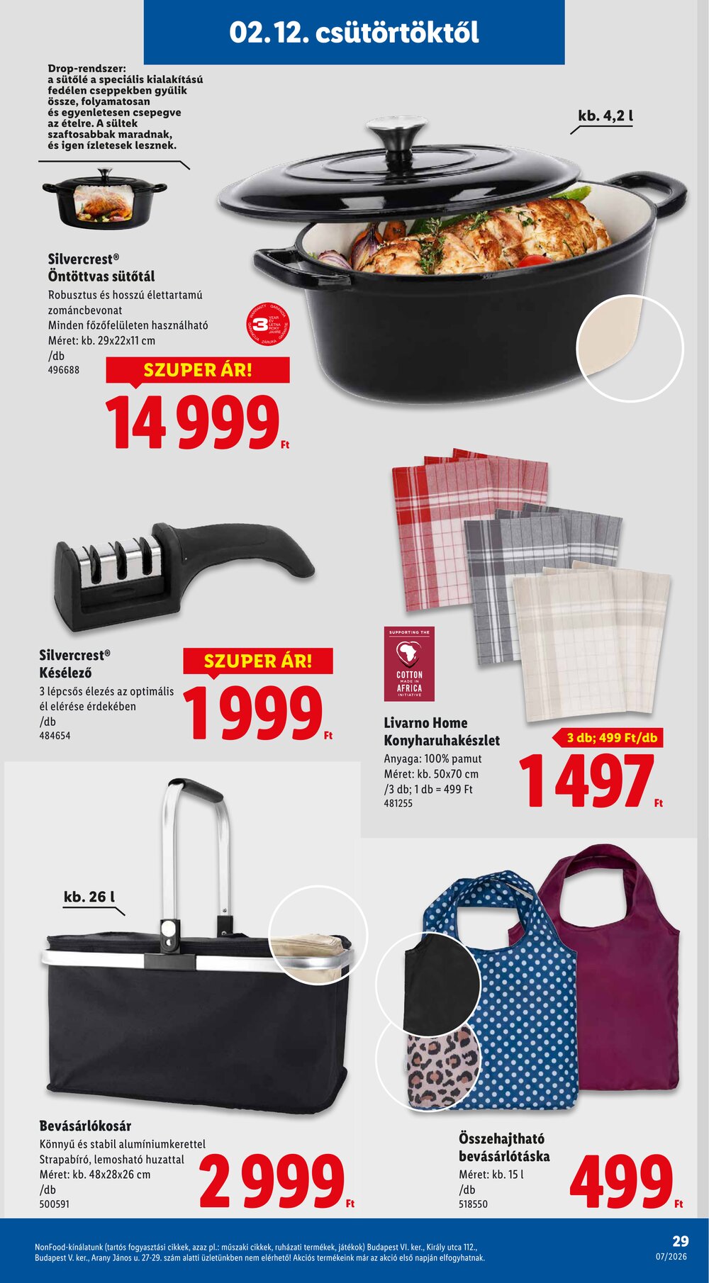 Lidl akciós újság 2026.02.12-től - 29. oldal.