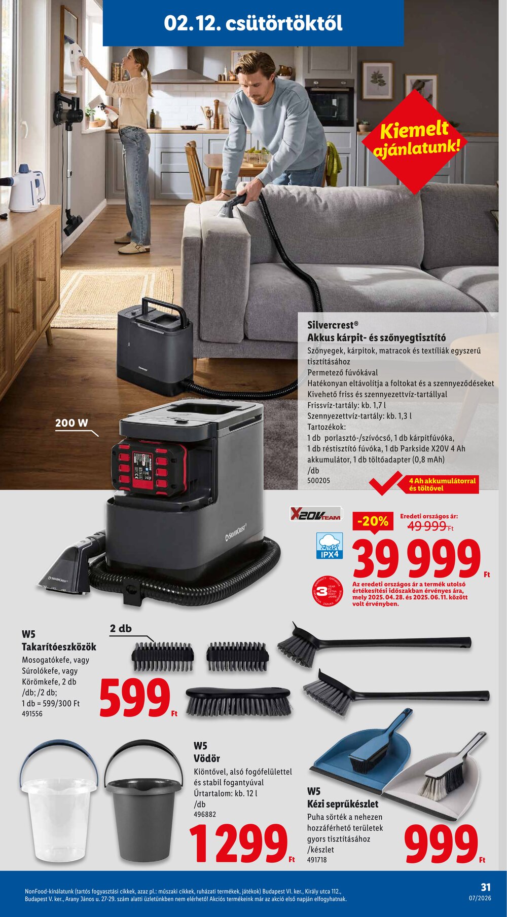 Lidl akciós újság 2026.02.12-től - 31. oldal.