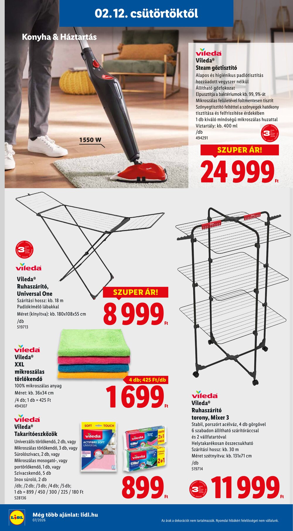 Lidl akciós újság 2026.02.12-től - 32. oldal.