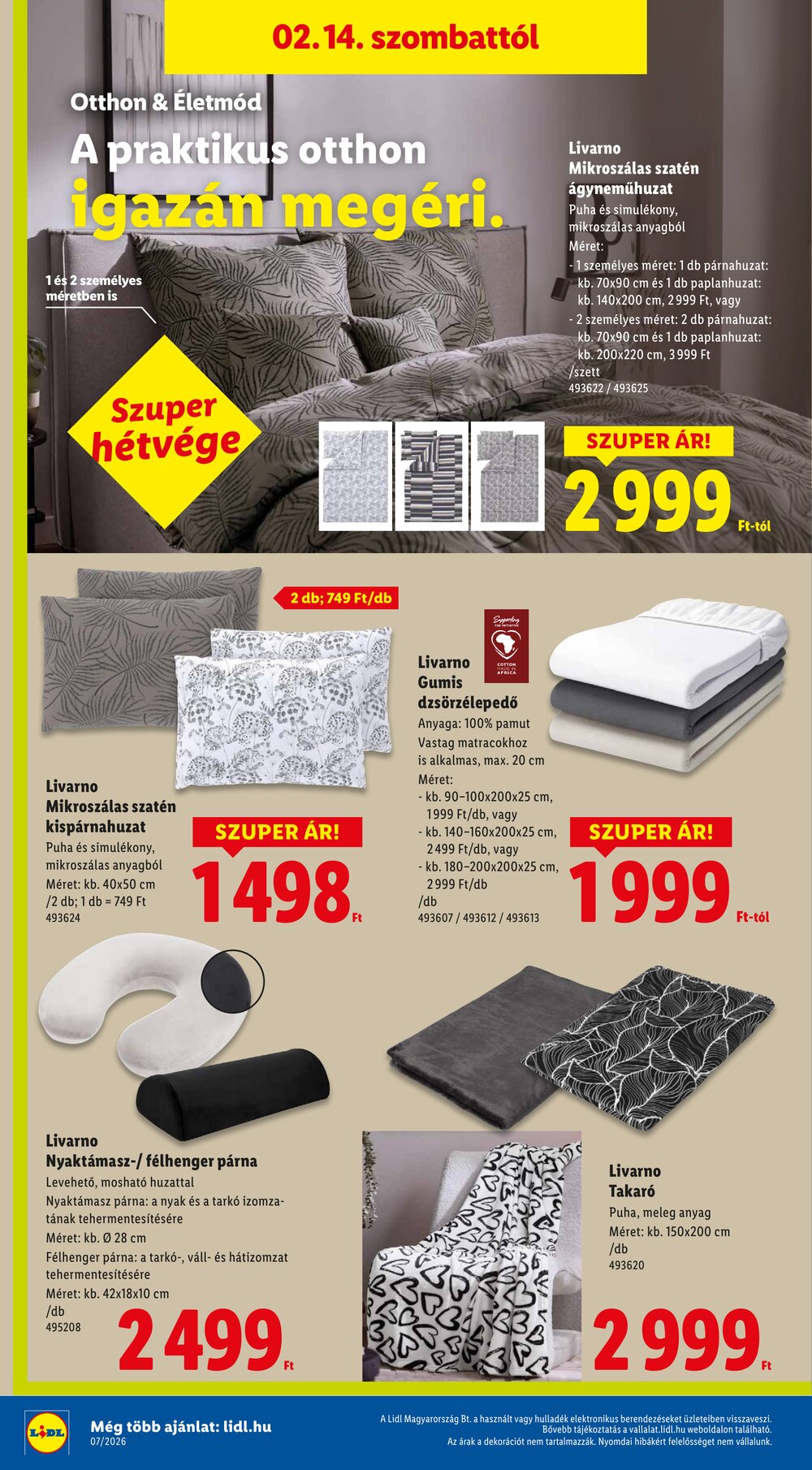 Lidl akciós újság 2026.02.12-től - 38. oldal.