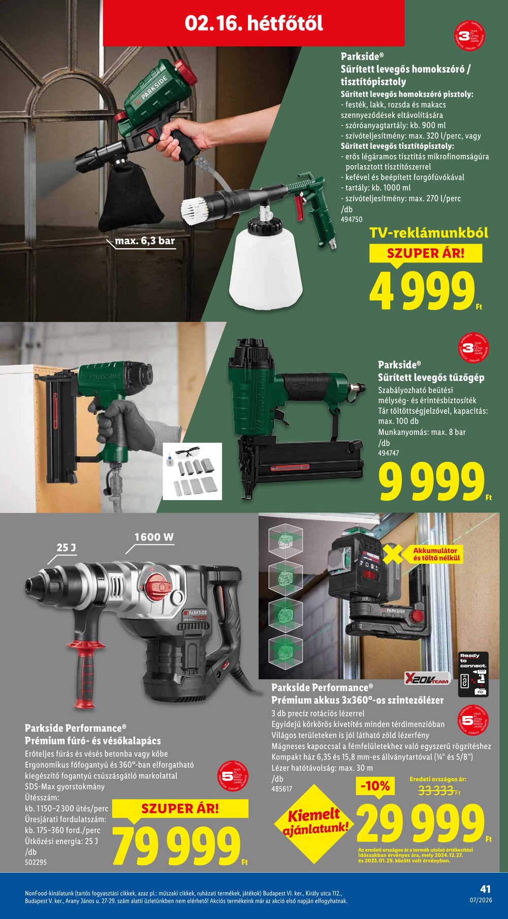 Lidl akciós újság 2026.02.12-től - 41. oldal.