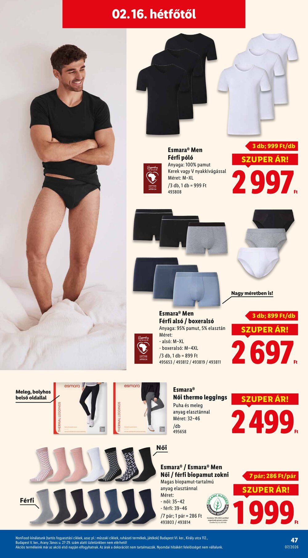 Lidl akciós újság 2026.02.12-től - 47. oldal.