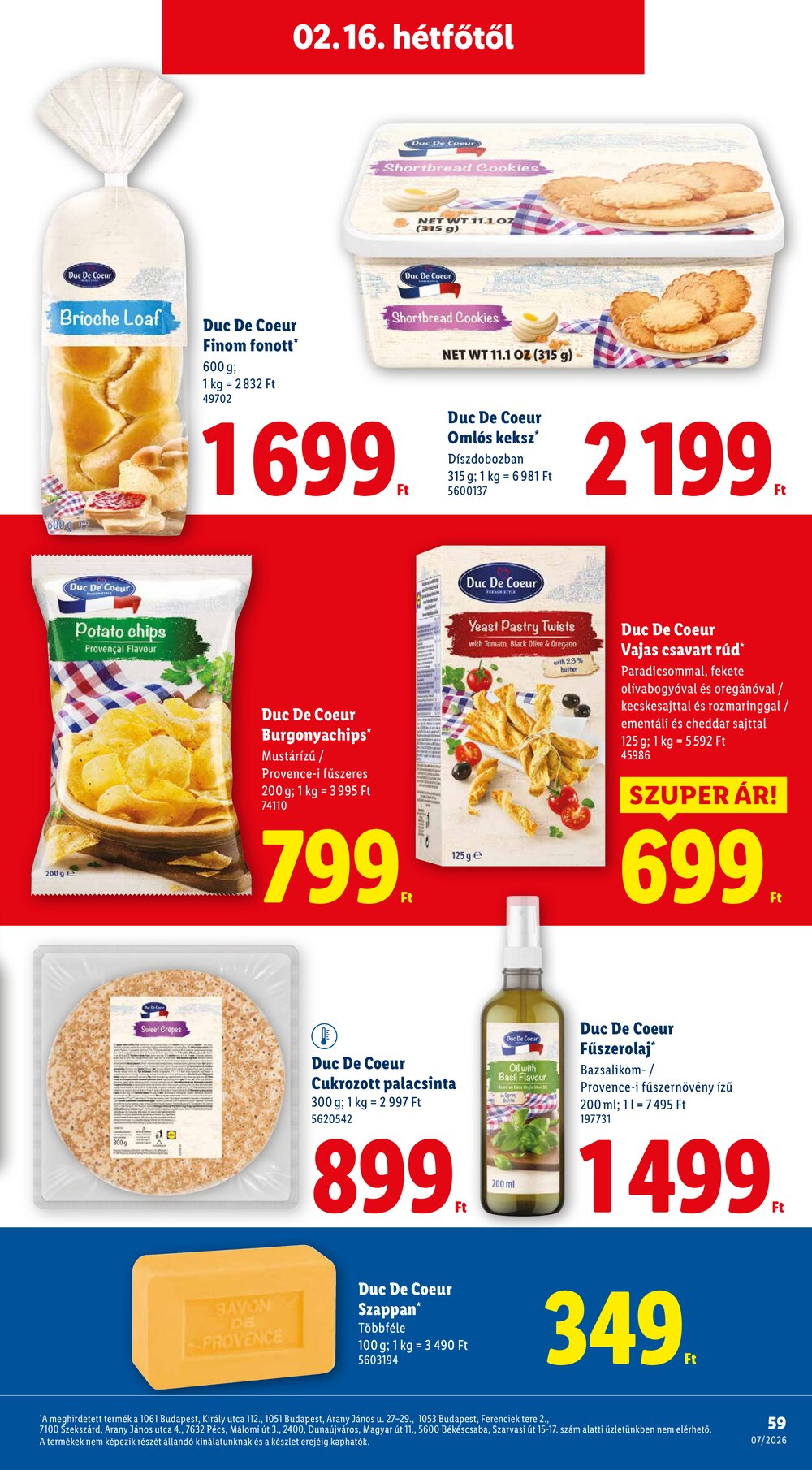 Lidl akciós újság 2026.02.12-től - 59. oldal.