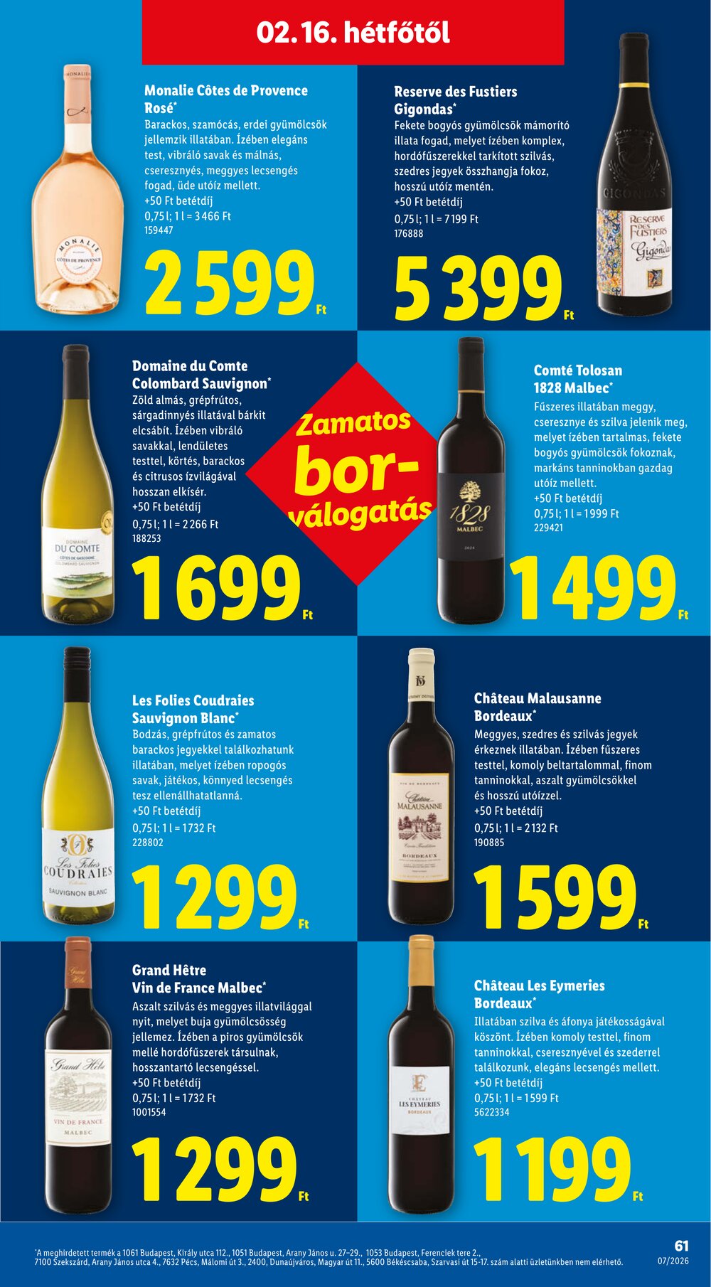 Lidl akciós újság 2026.02.12-től - 61. oldal.