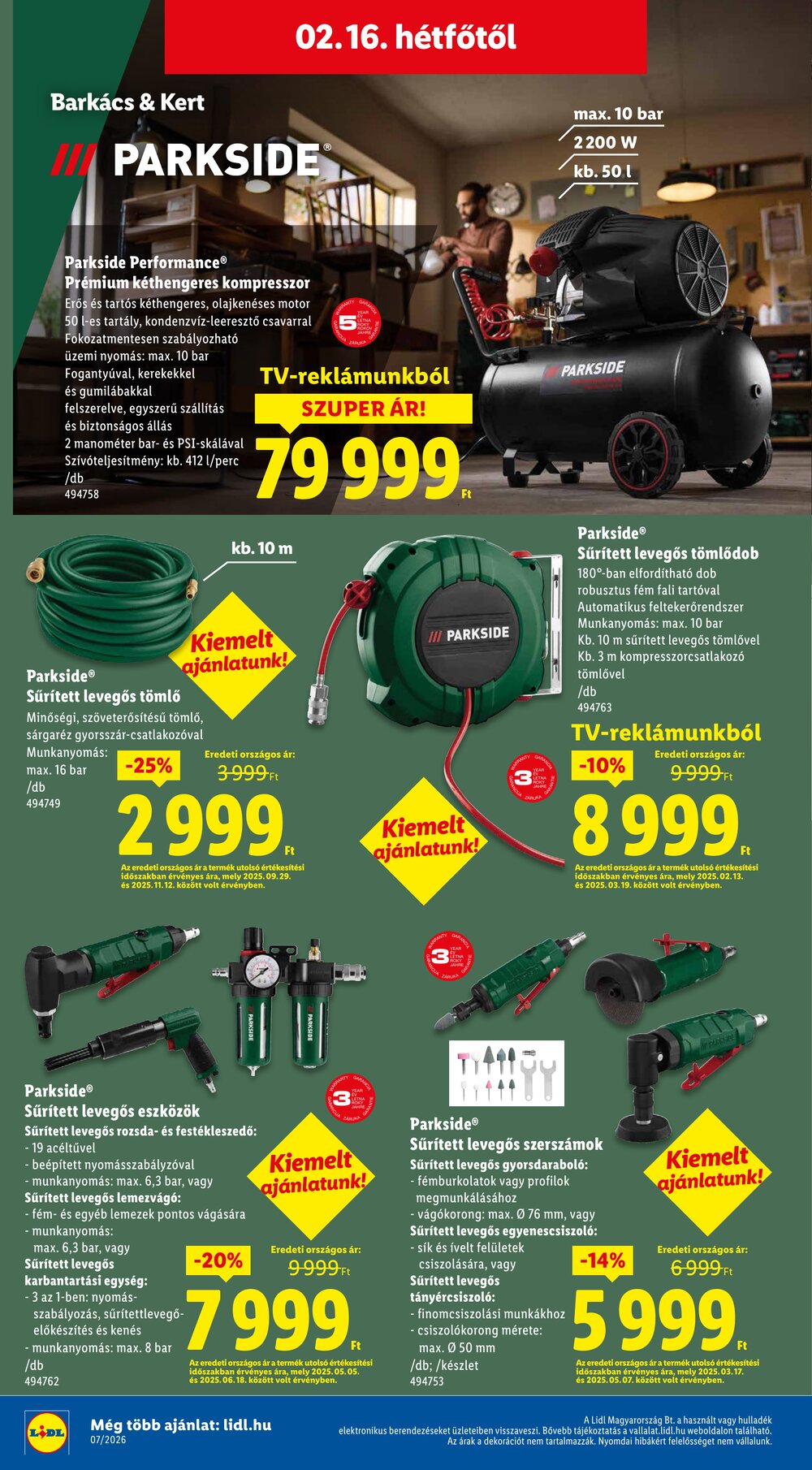 Lidl akciós újság 2026.02.12-től - 16. oldal.