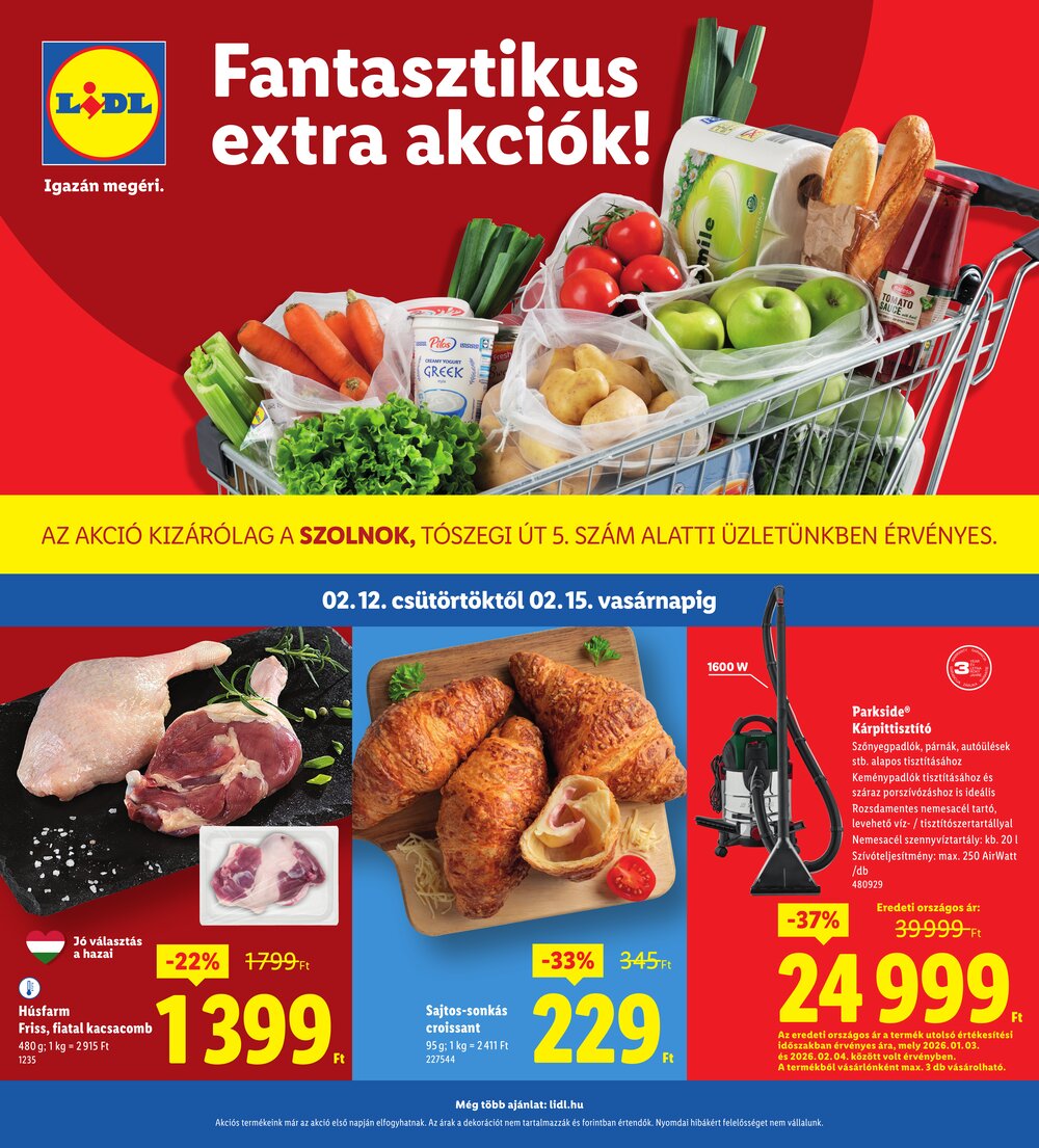 Lidl akciós újság 2026.02.12-től - 1. oldal.
