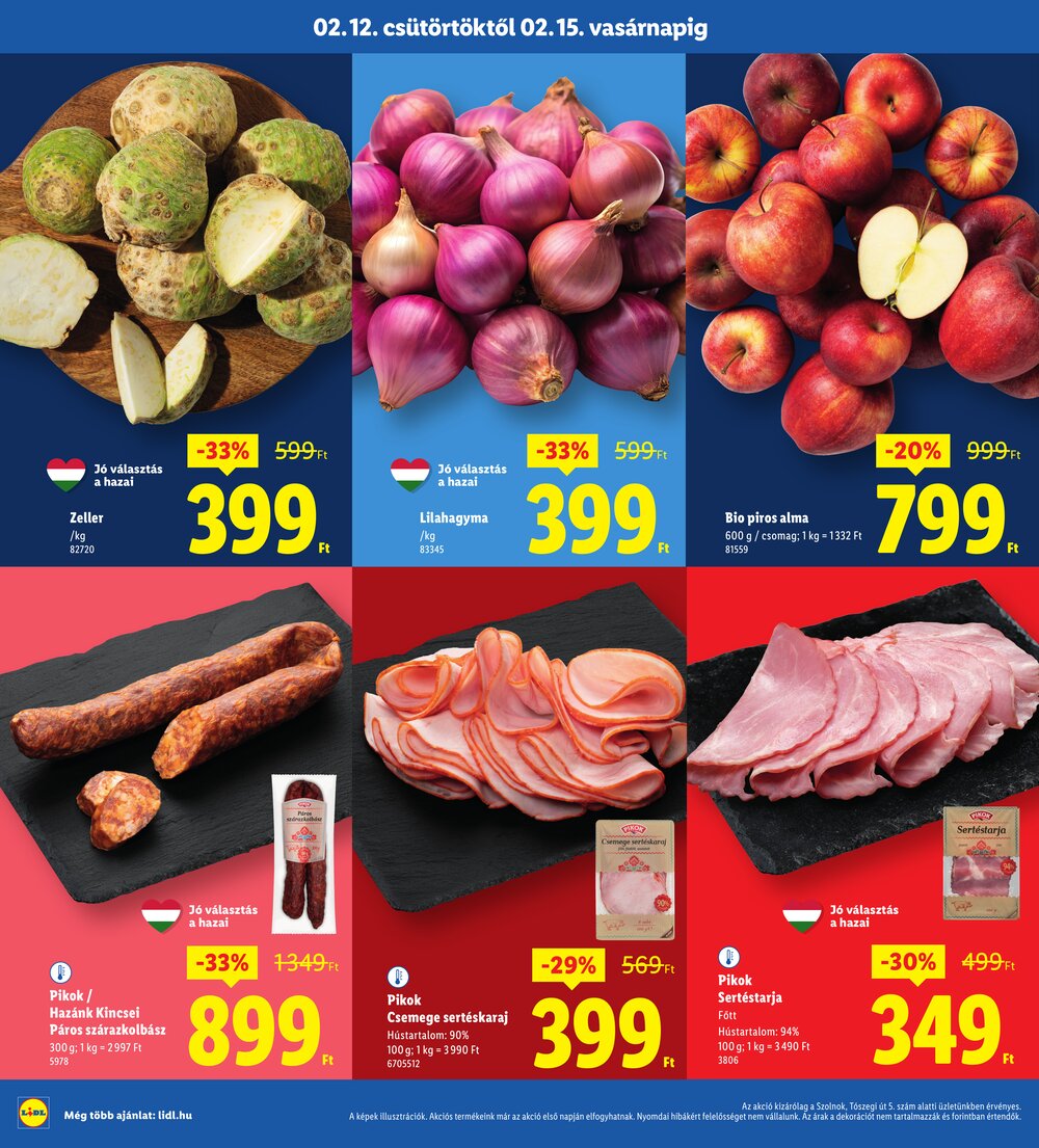 Lidl akciós újság 2026.02.12-től - 2. oldal.