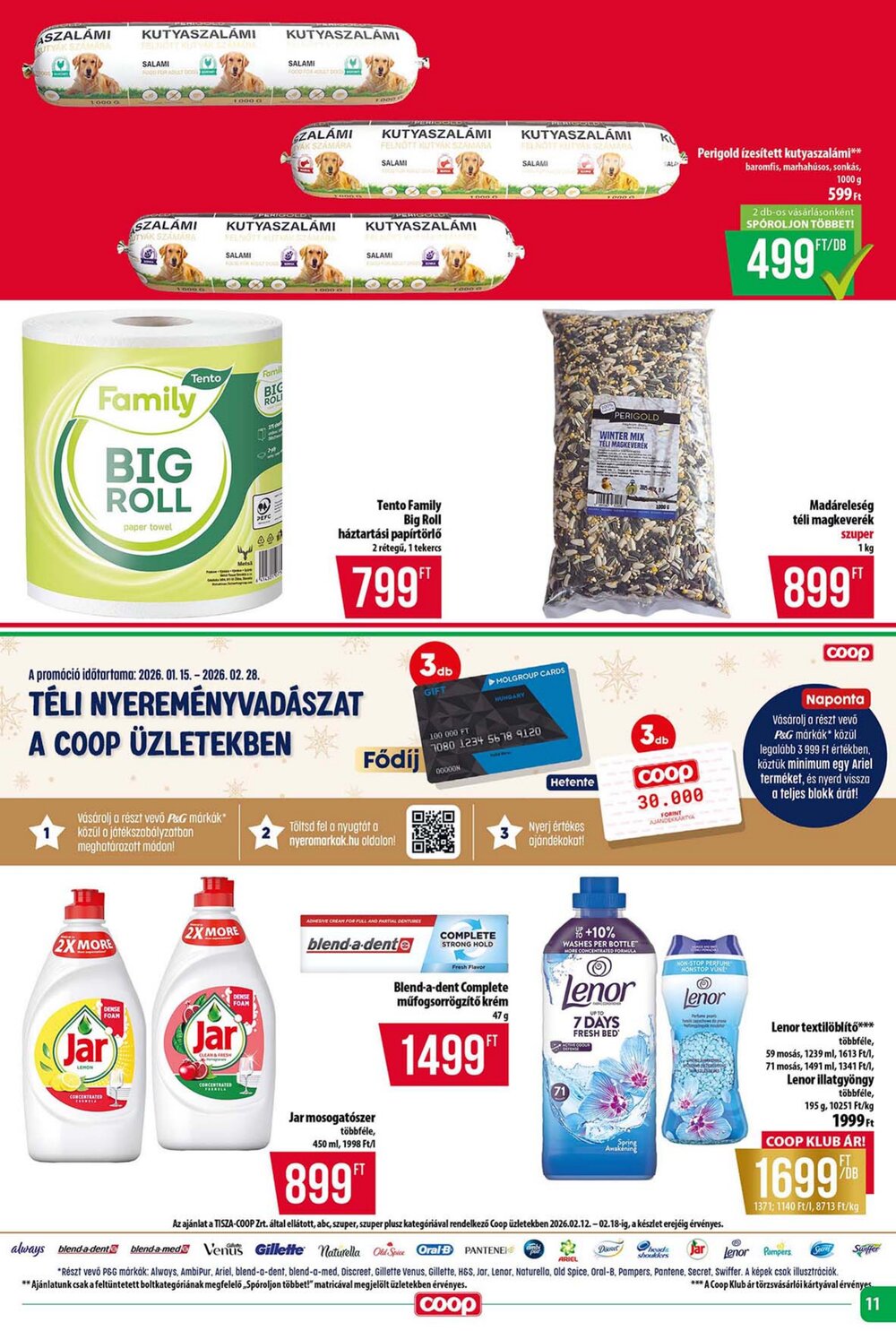 Coop akciós újság 2026.02.12-től - 11. oldal.