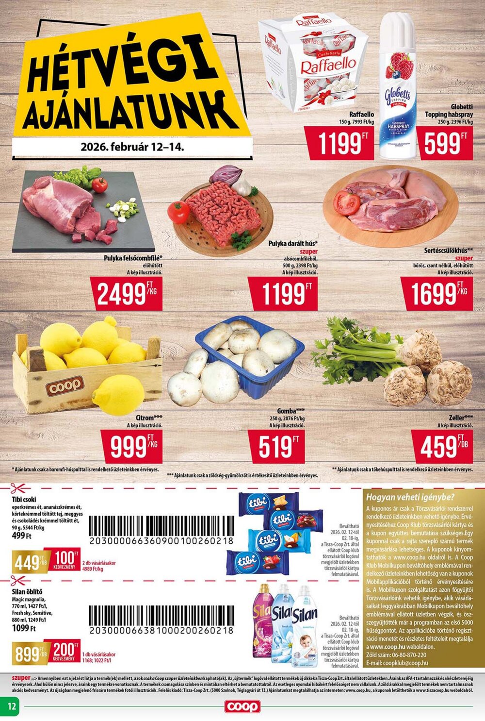 Coop akciós újság 2026.02.12-től - 12. oldal.