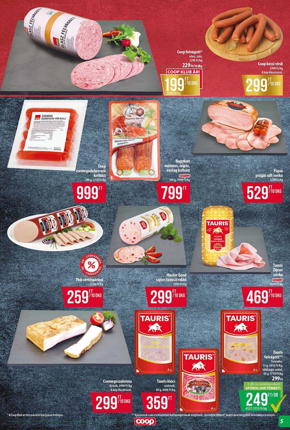Coop akciós újság 2026.02.12-től - 5. oldal.