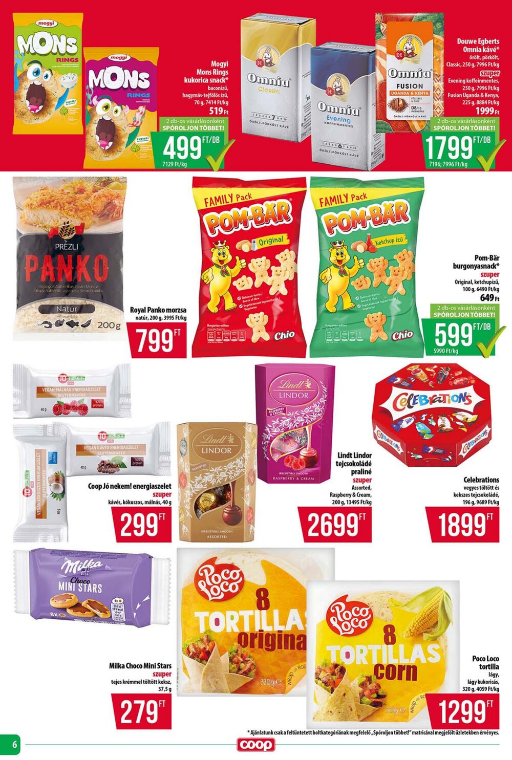 Coop akciós újság 2026.02.12-től - 6. oldal.
