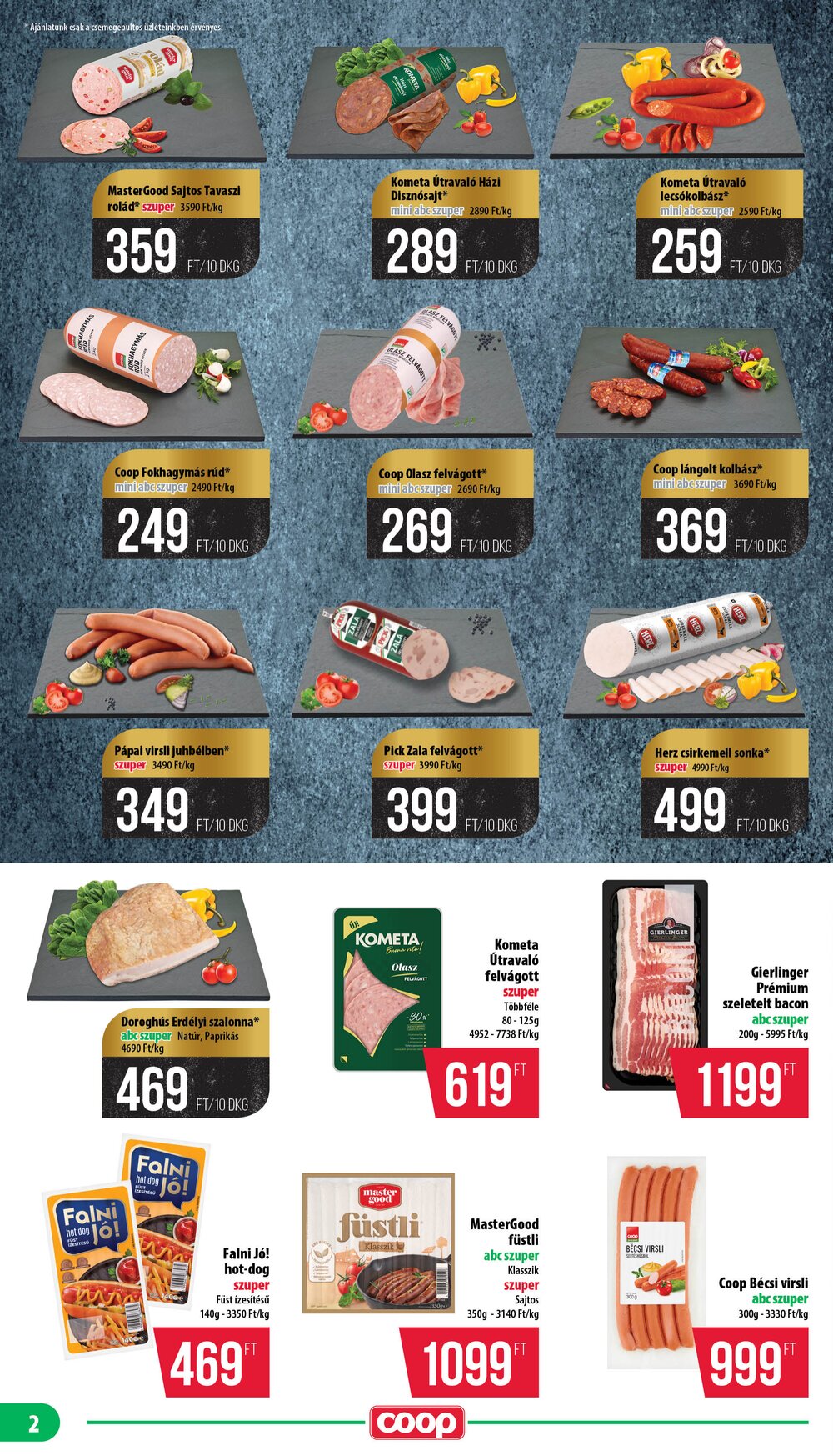 Coop akciós újság 2026.02.12-től - 2. oldal.