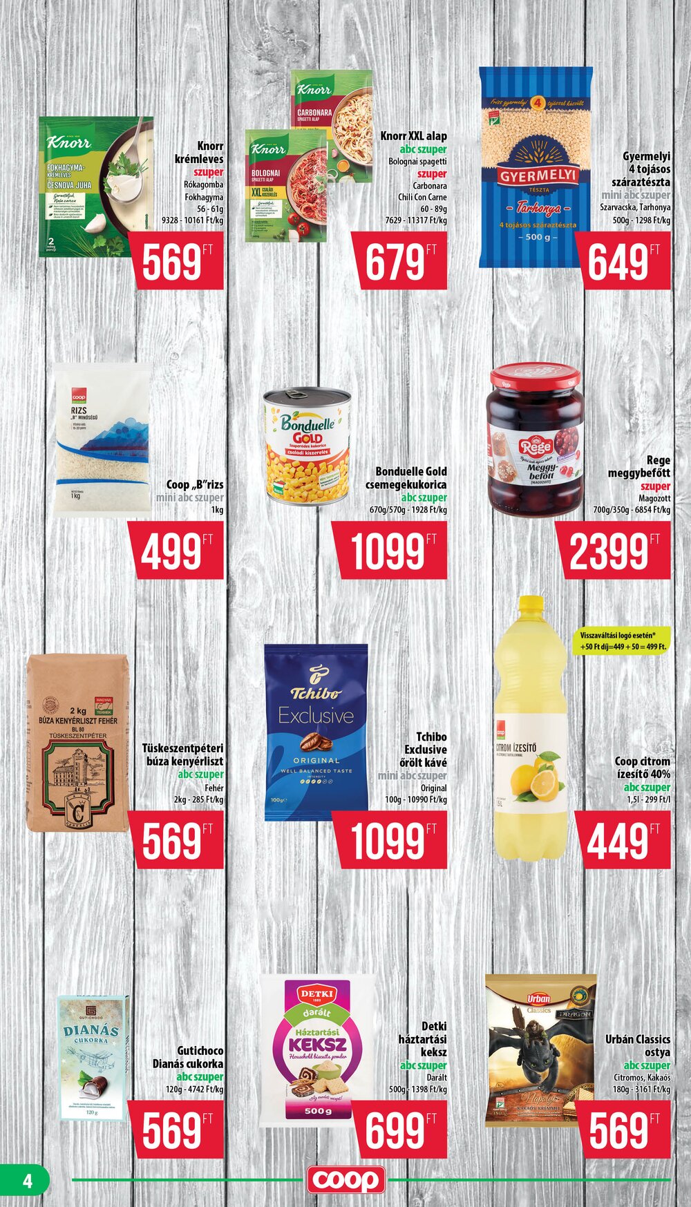 Coop akciós újság 2026.02.12-től - 4. oldal.