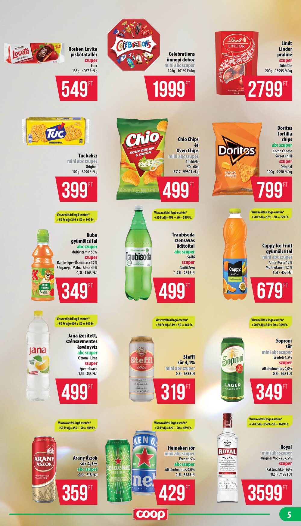 Coop akciós újság 2026.02.12-től - 5. oldal.