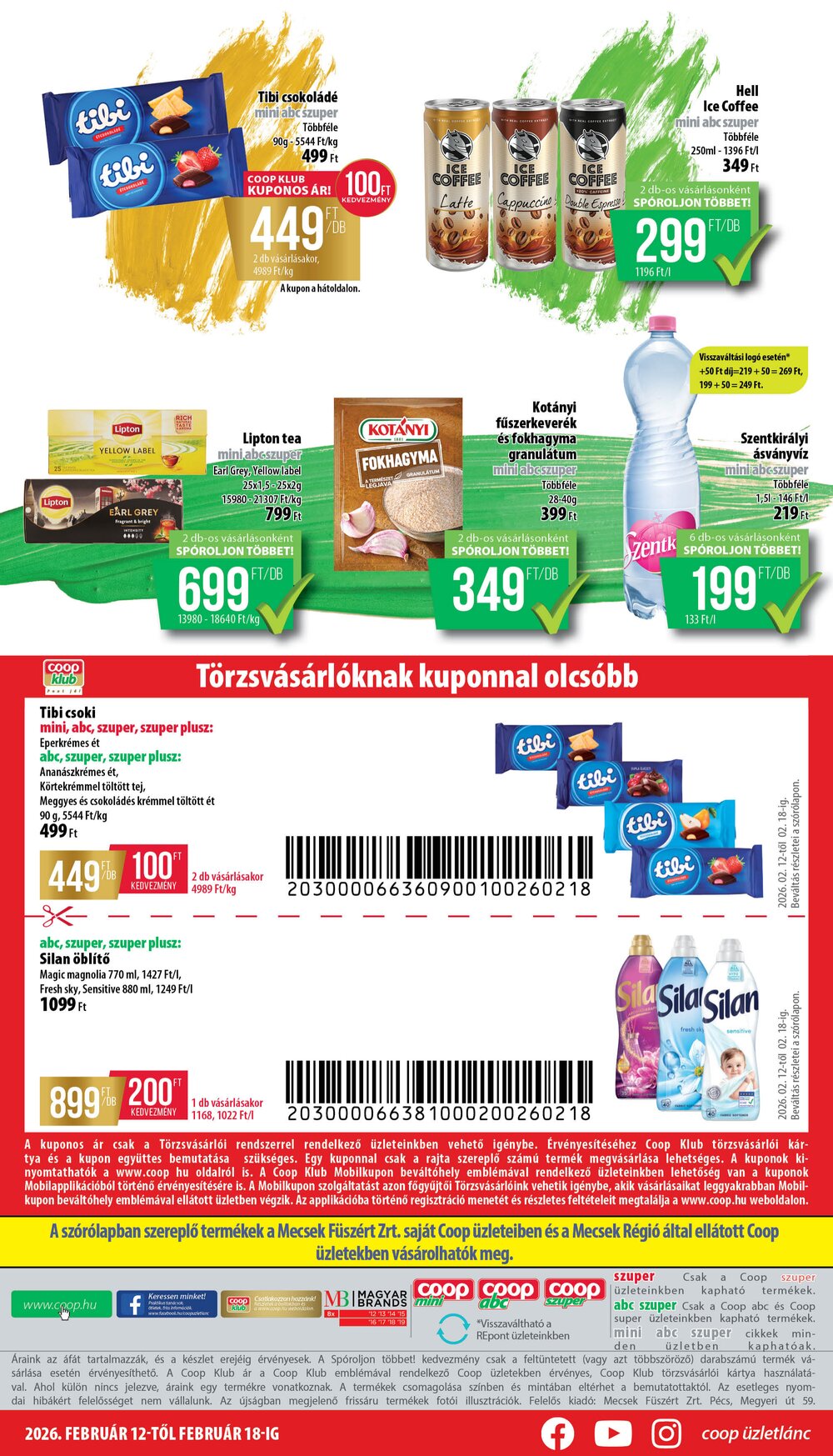 Coop akciós újság 2026.02.12-től - 8. oldal.