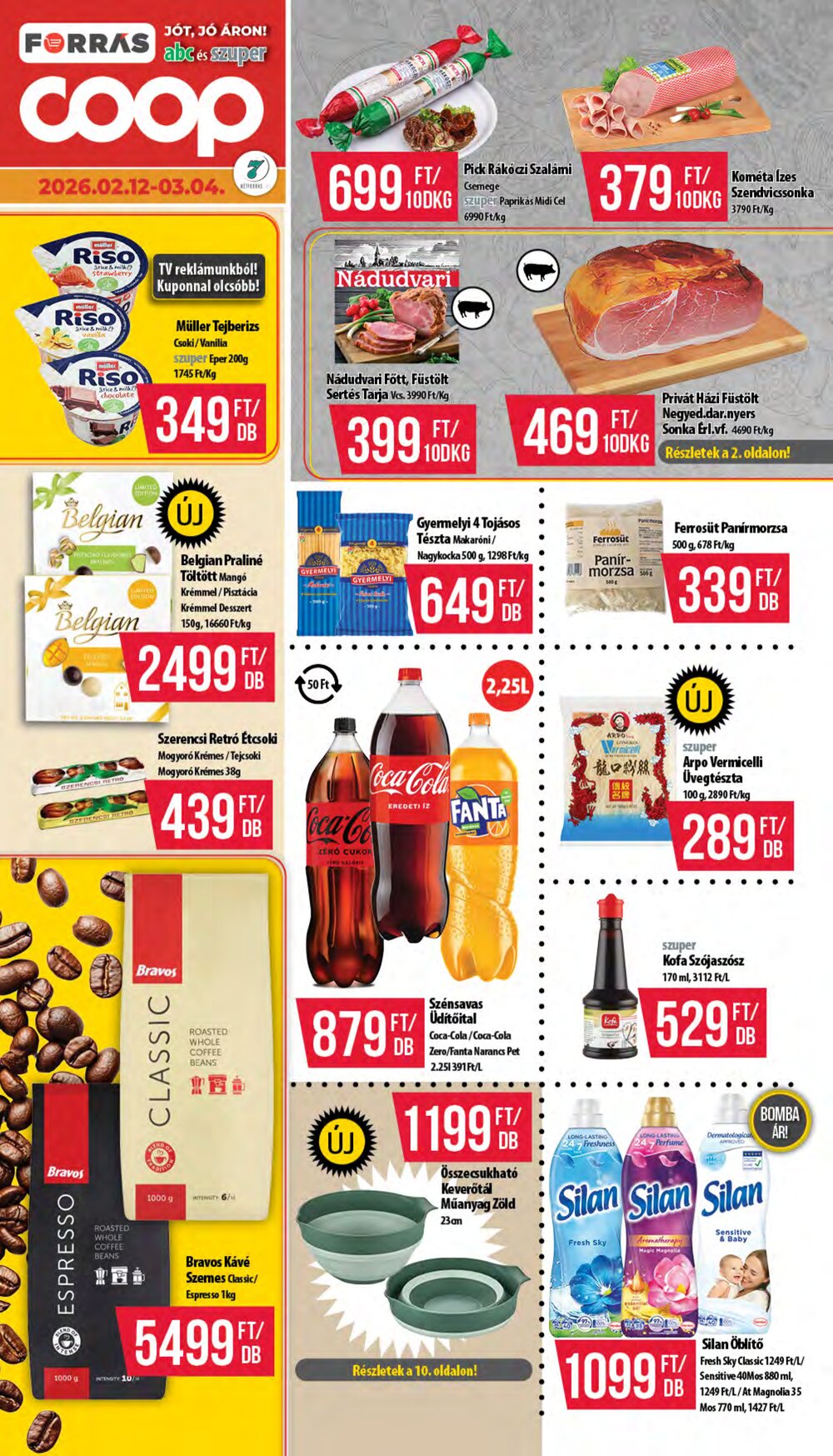Coop akciós újság 2026.02.12-től - 1. oldal.