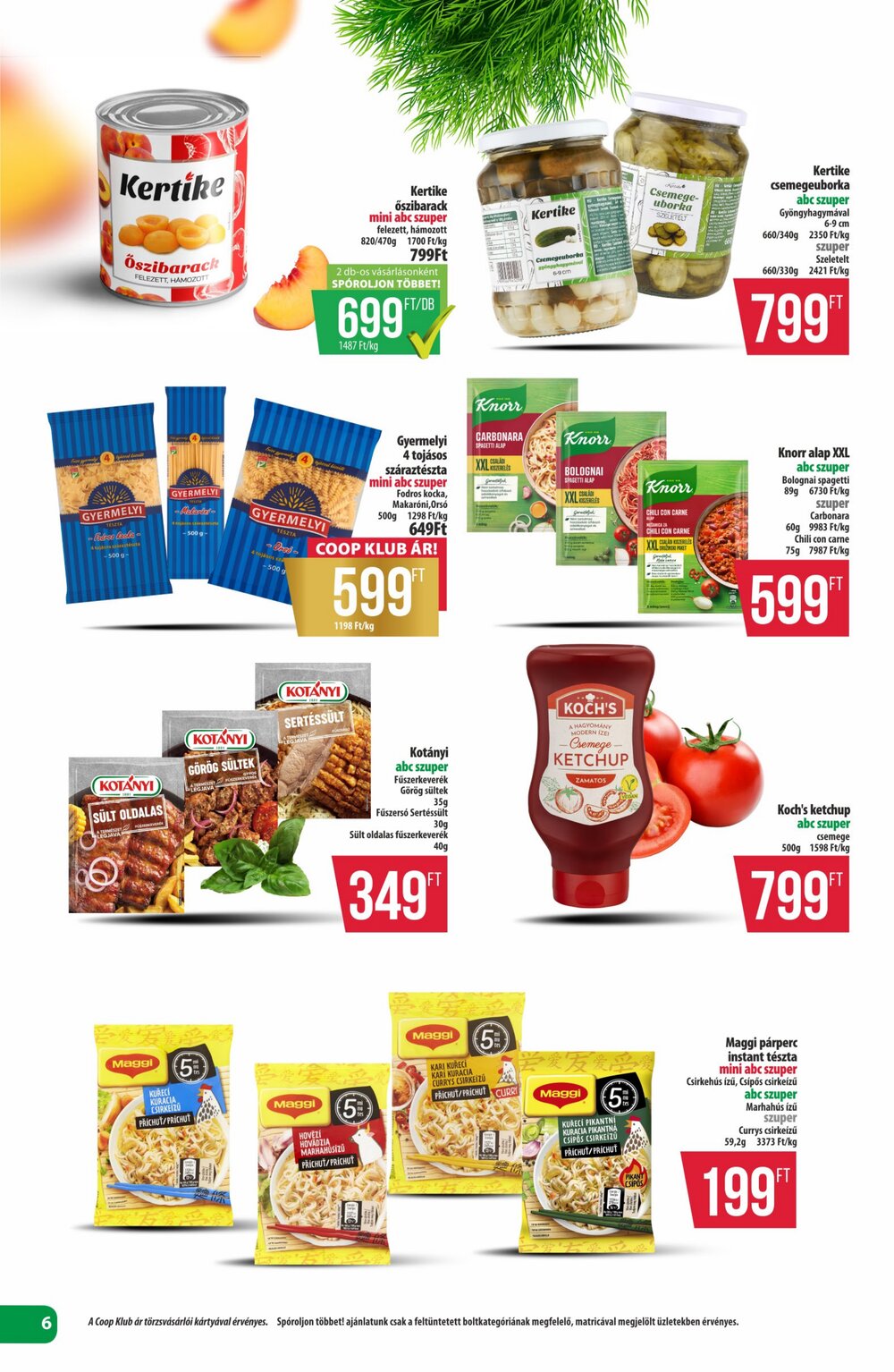 Coop akciós újság 2026.02.12-től - 6. oldal.