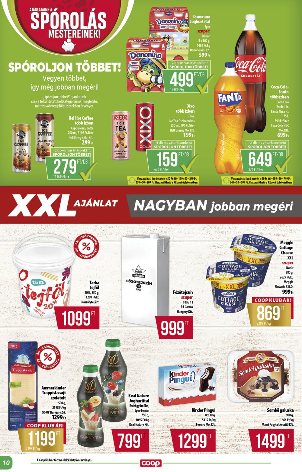 Coop akciós újság 2026.02.12-től - 10. oldal.