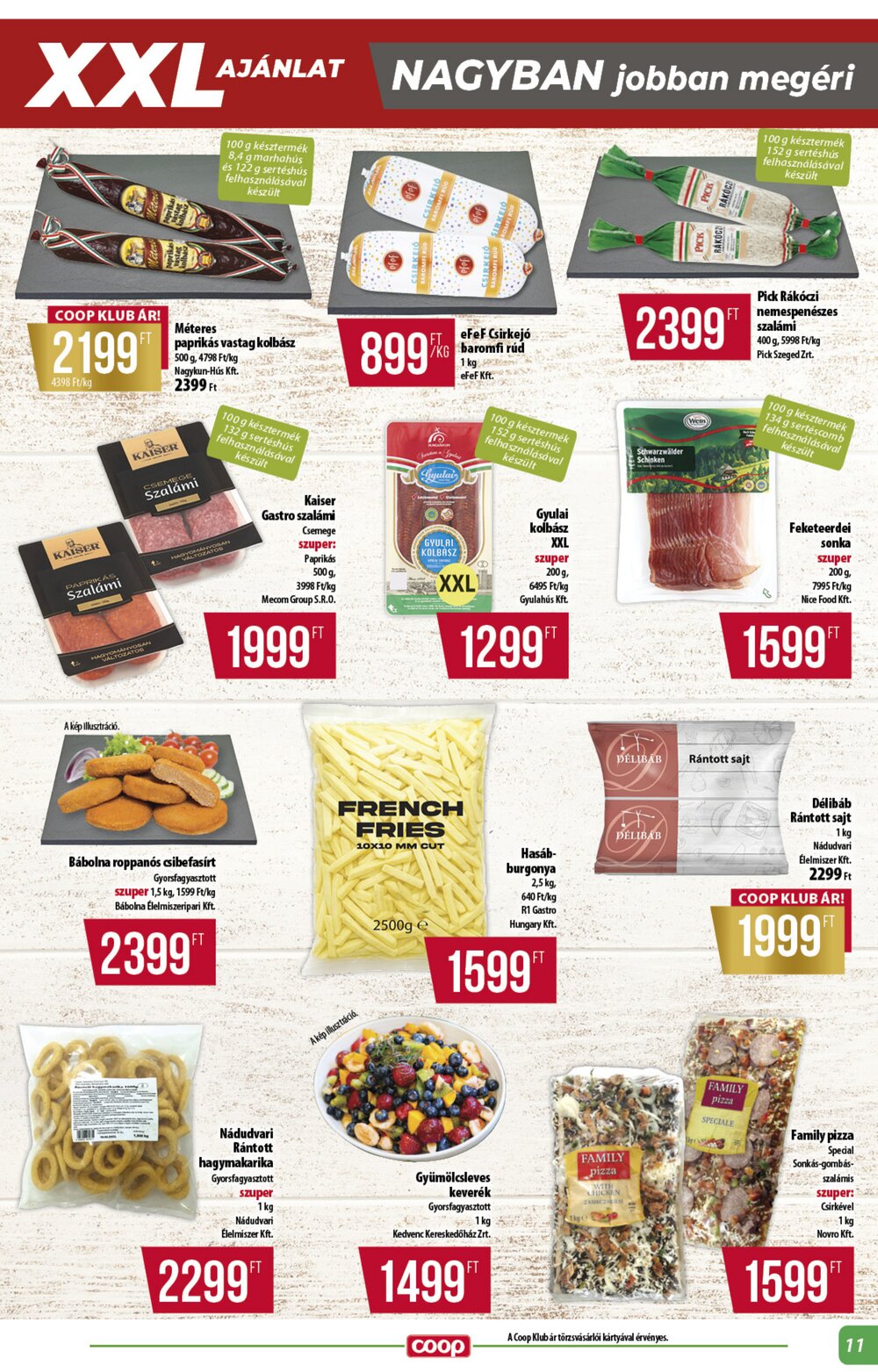 Coop akciós újság 2026.02.12-től - 11. oldal.