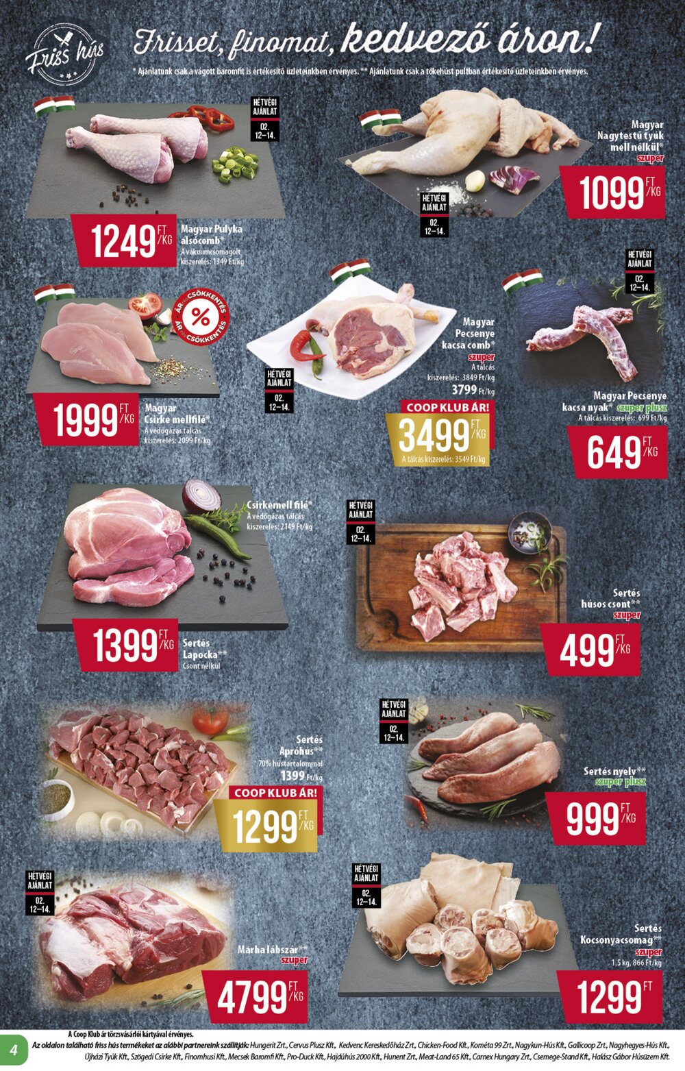 Coop akciós újság 2026.02.12-től - 4. oldal.