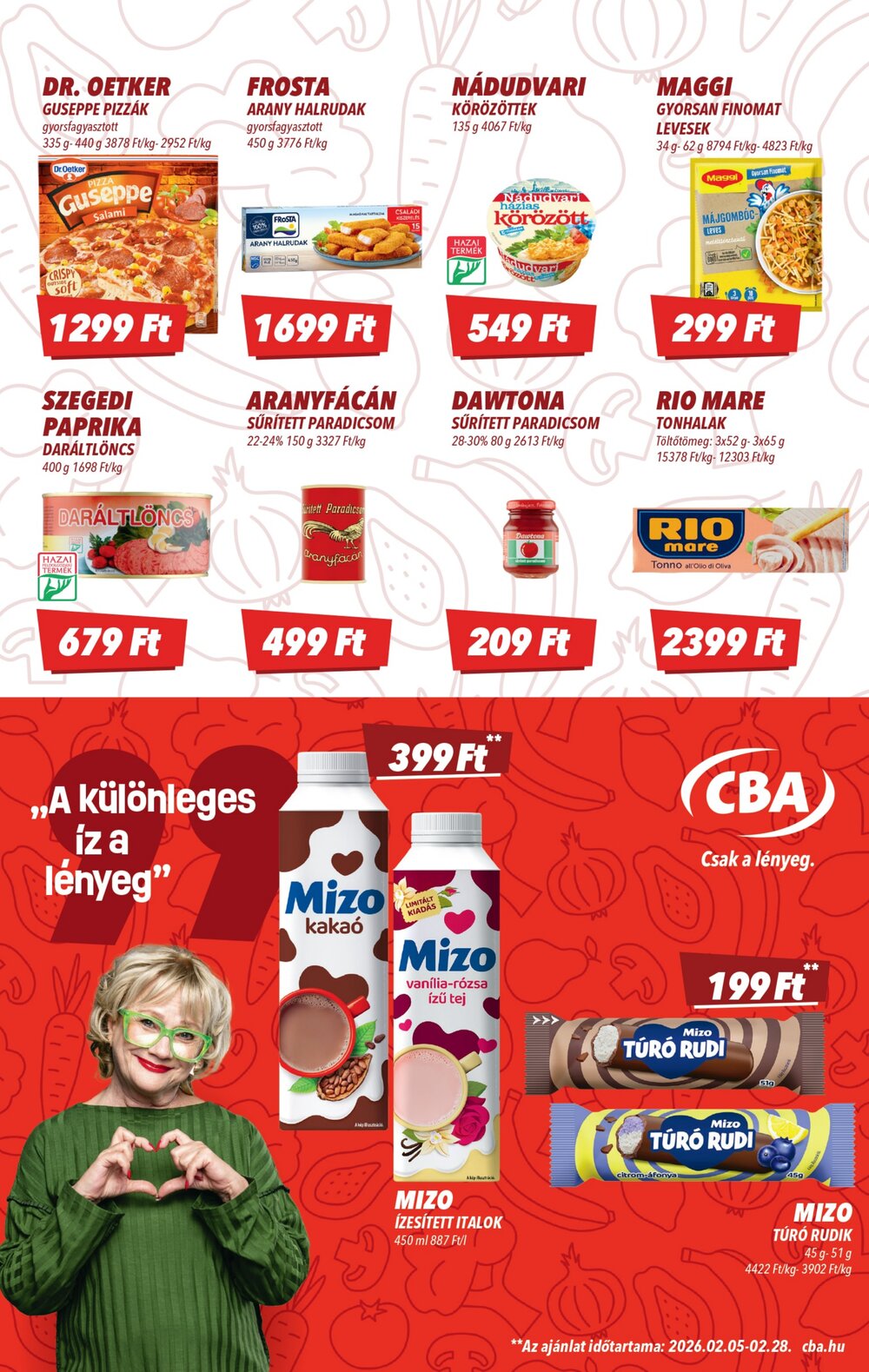 CBA akciós újság 2026.02.12-től - 3. oldal.