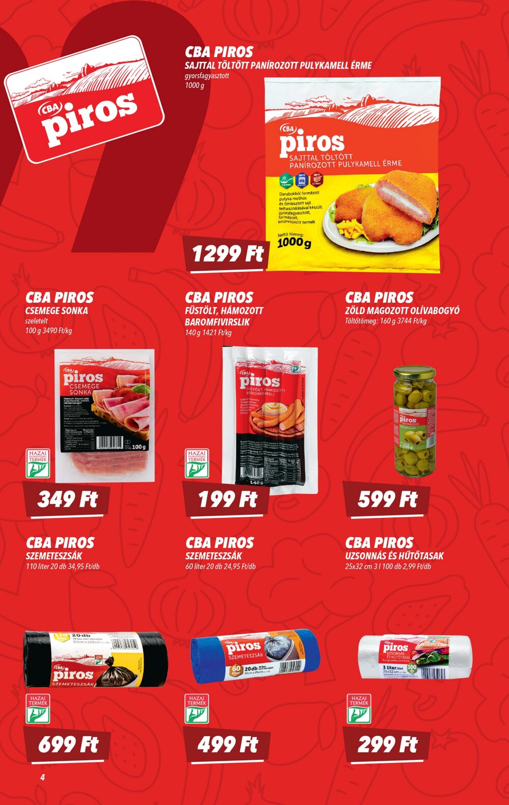 CBA akciós újság 2026.02.12-től - 4. oldal.