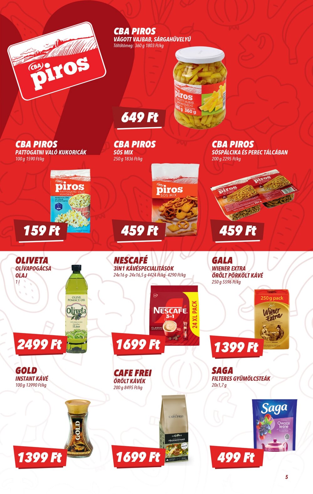 CBA akciós újság 2026.02.12-től - 5. oldal.