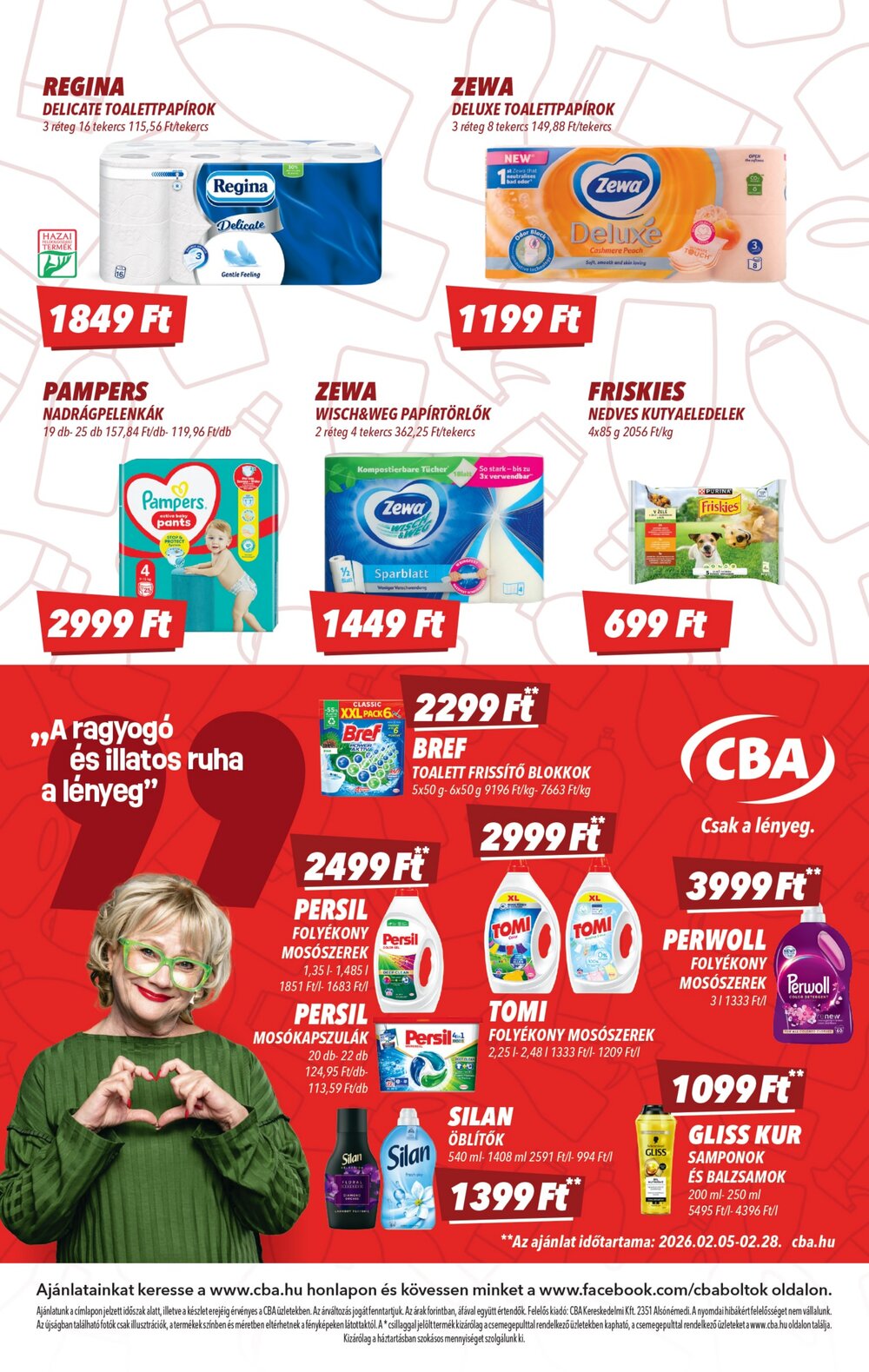 CBA akciós újság 2026.02.12-től - 8. oldal.